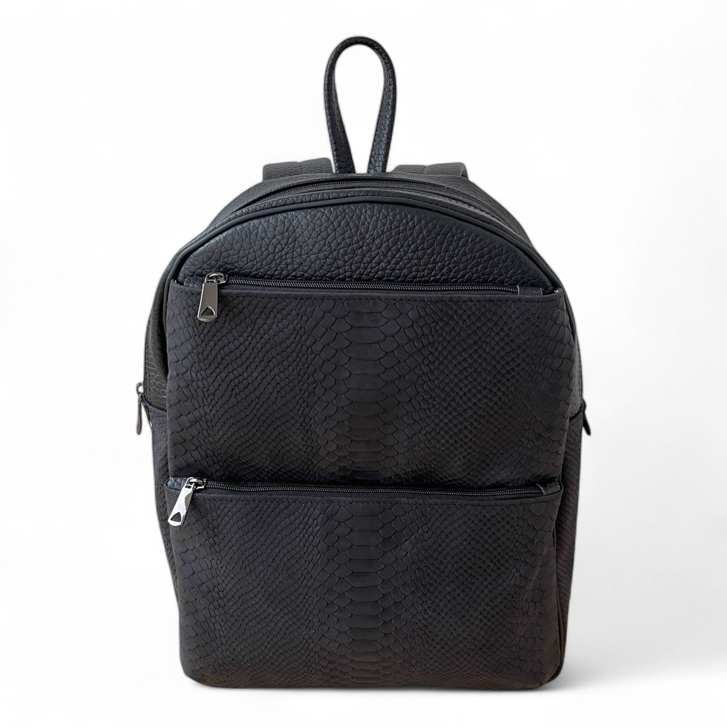Rucsac Enzo piele naturala/intoarsa croco
