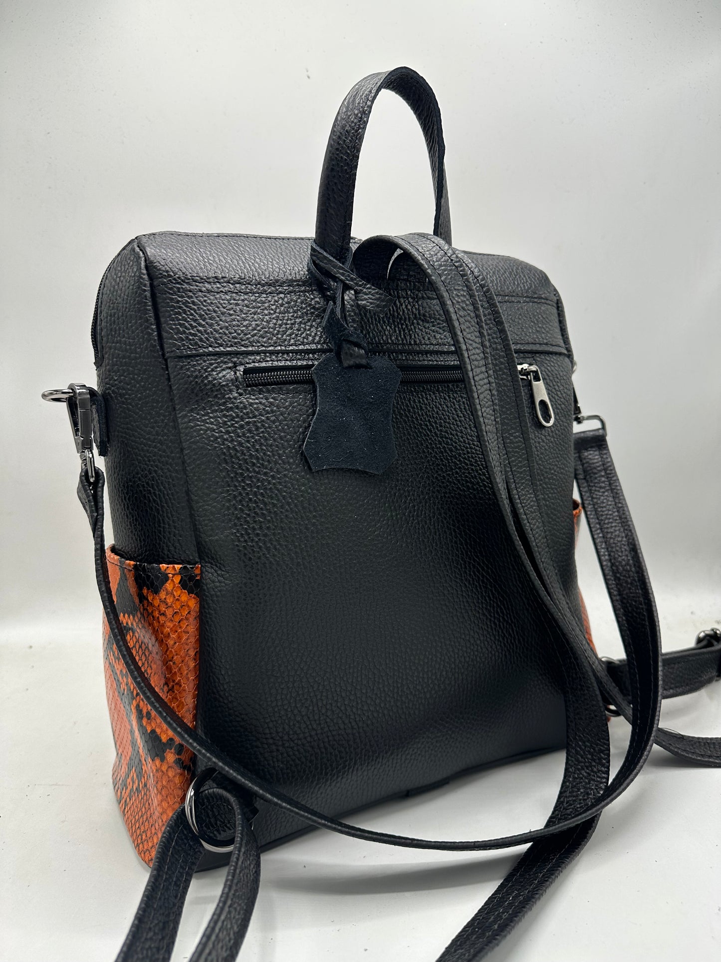 Geanta rucsac Carlie piele naturala Special