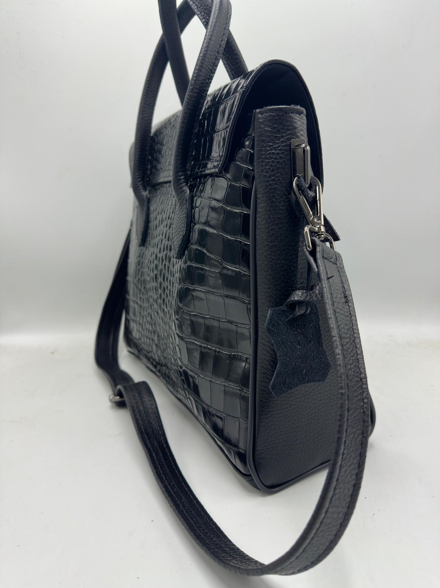 Geantă Tip Birkin Piele Naturală