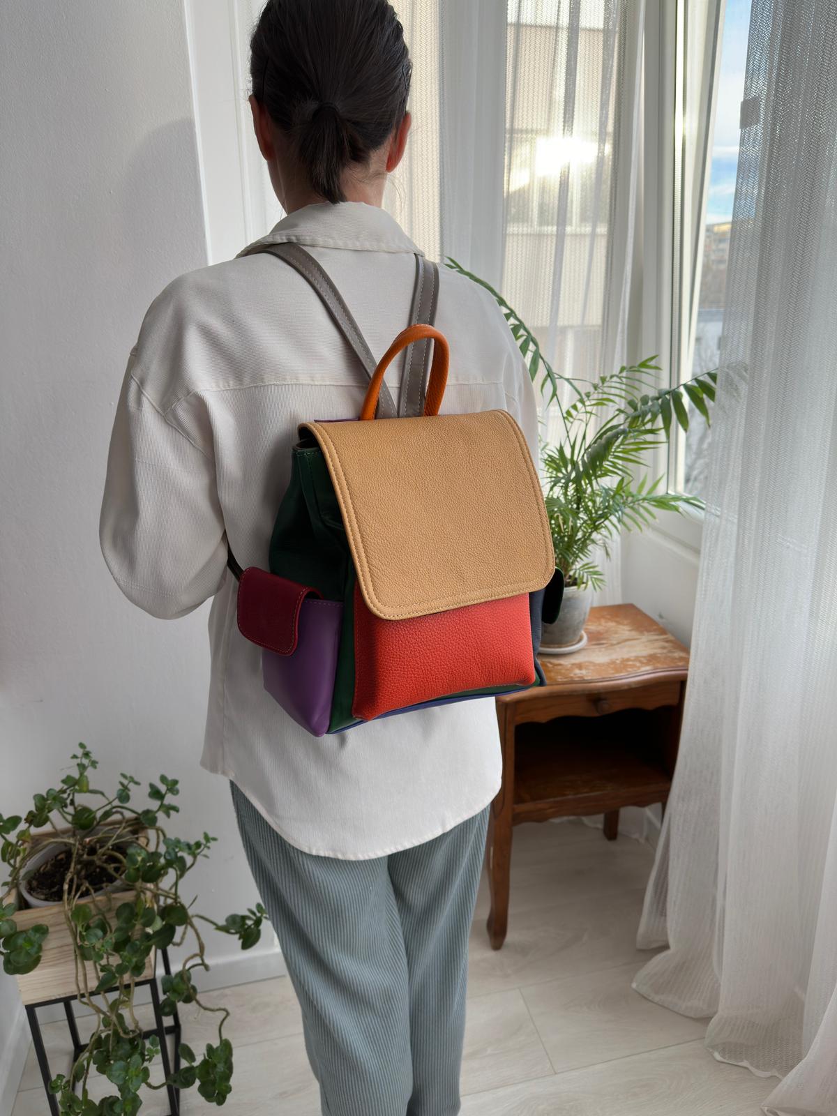 Rucsac Beatrice piele naturala premium Editie limitata