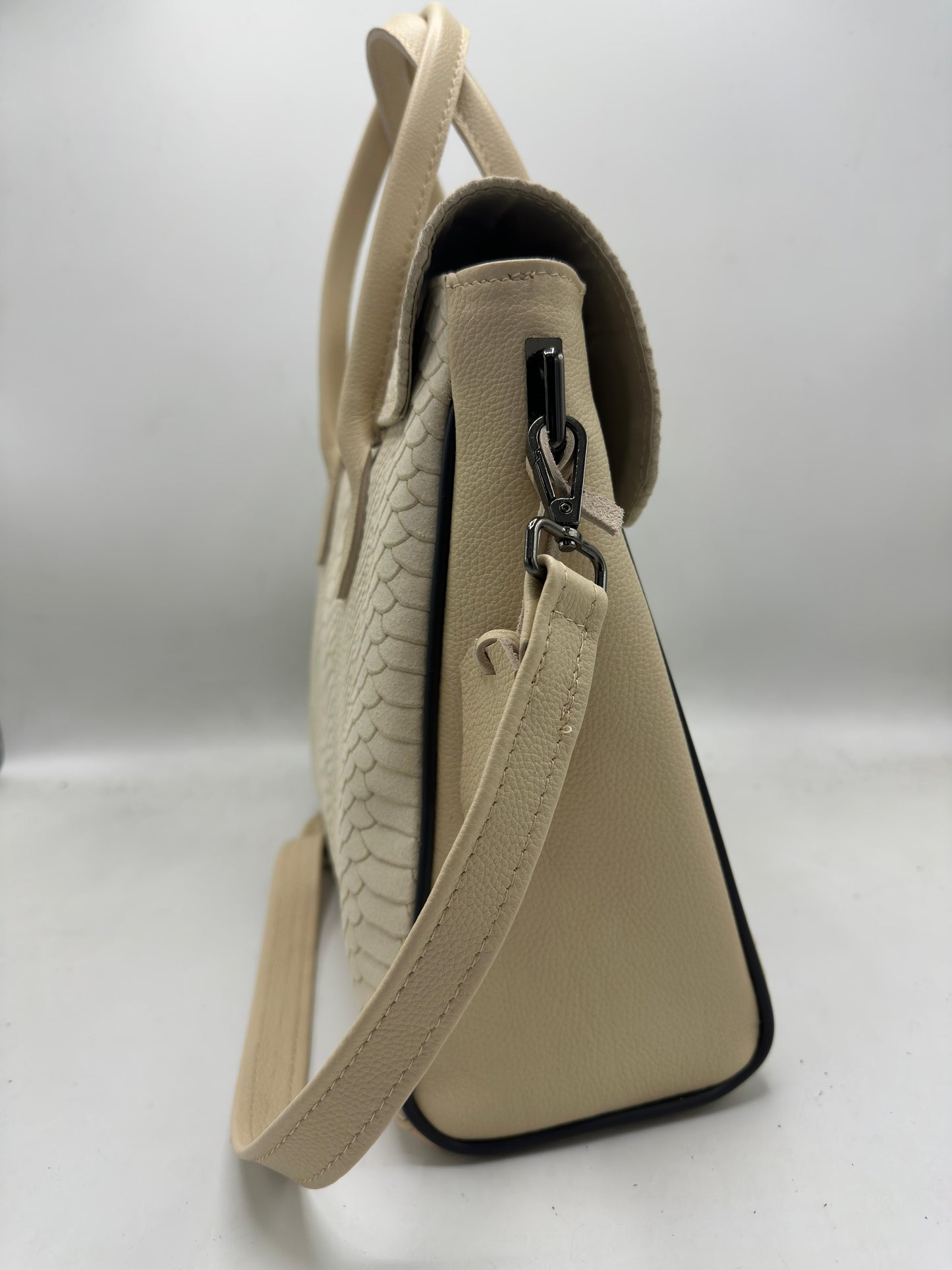 Geanta Tip Birkin Piele Naturala