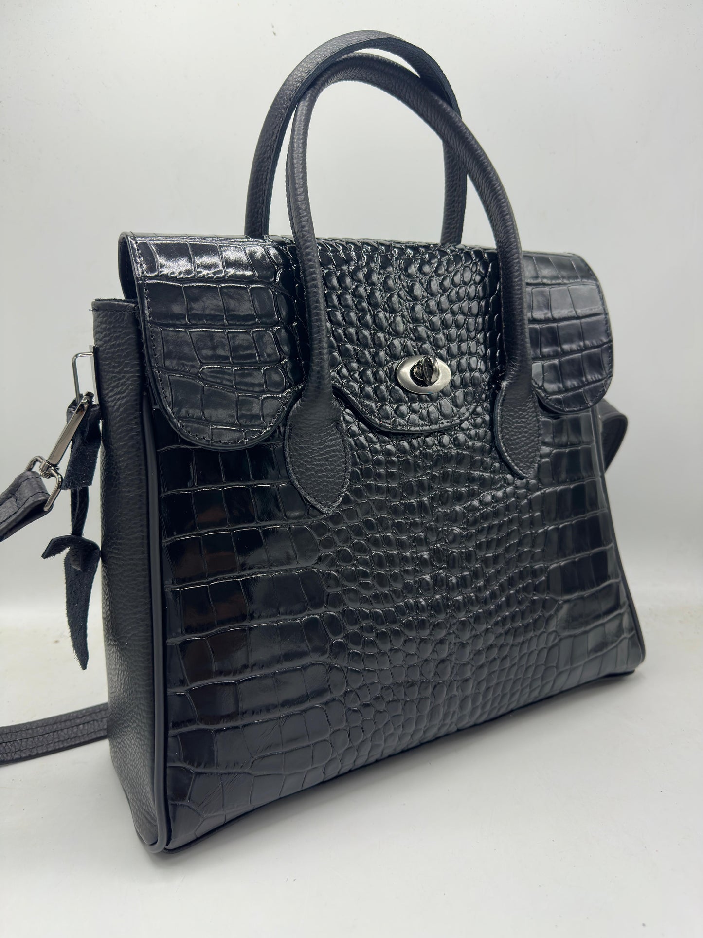 Geantă Tip Birkin Piele Naturală