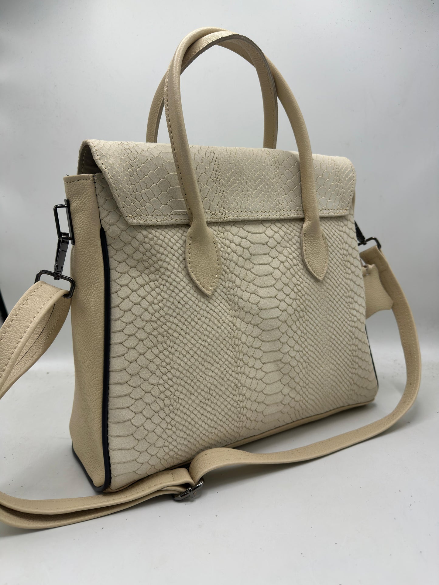 Geanta Tip Birkin Piele Naturala
