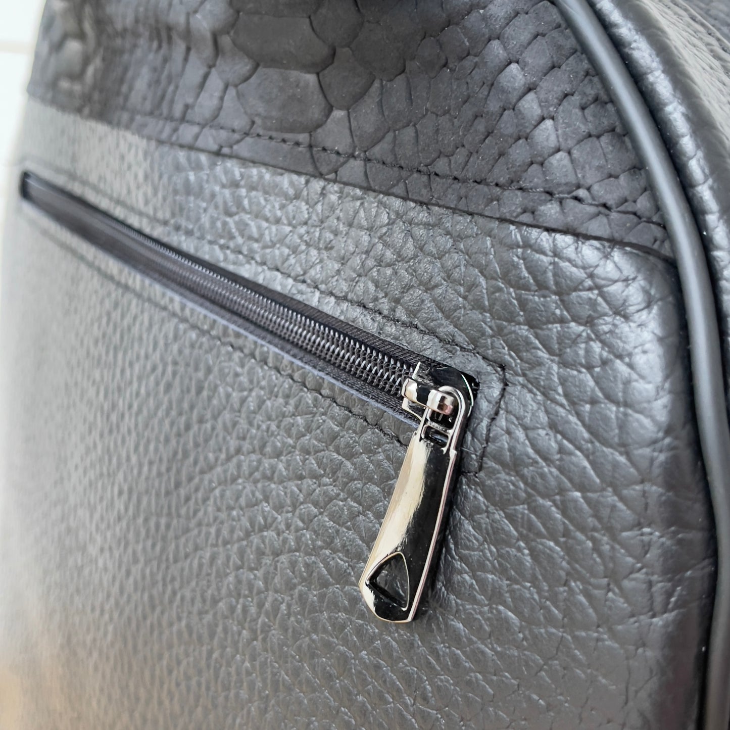 Rucsac Enzo piele naturala/intoarsa croco