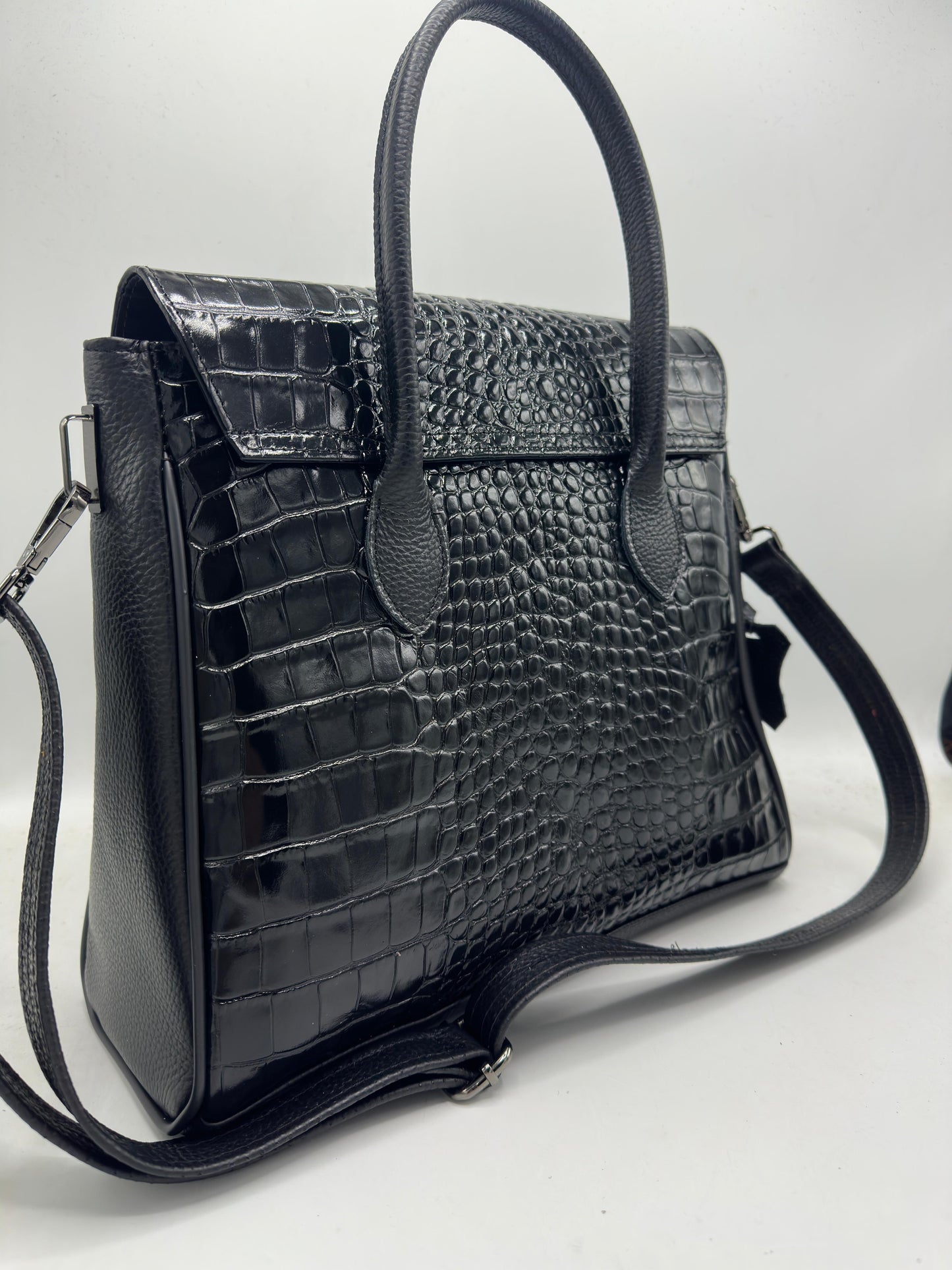 Geantă Tip Birkin Piele Naturală