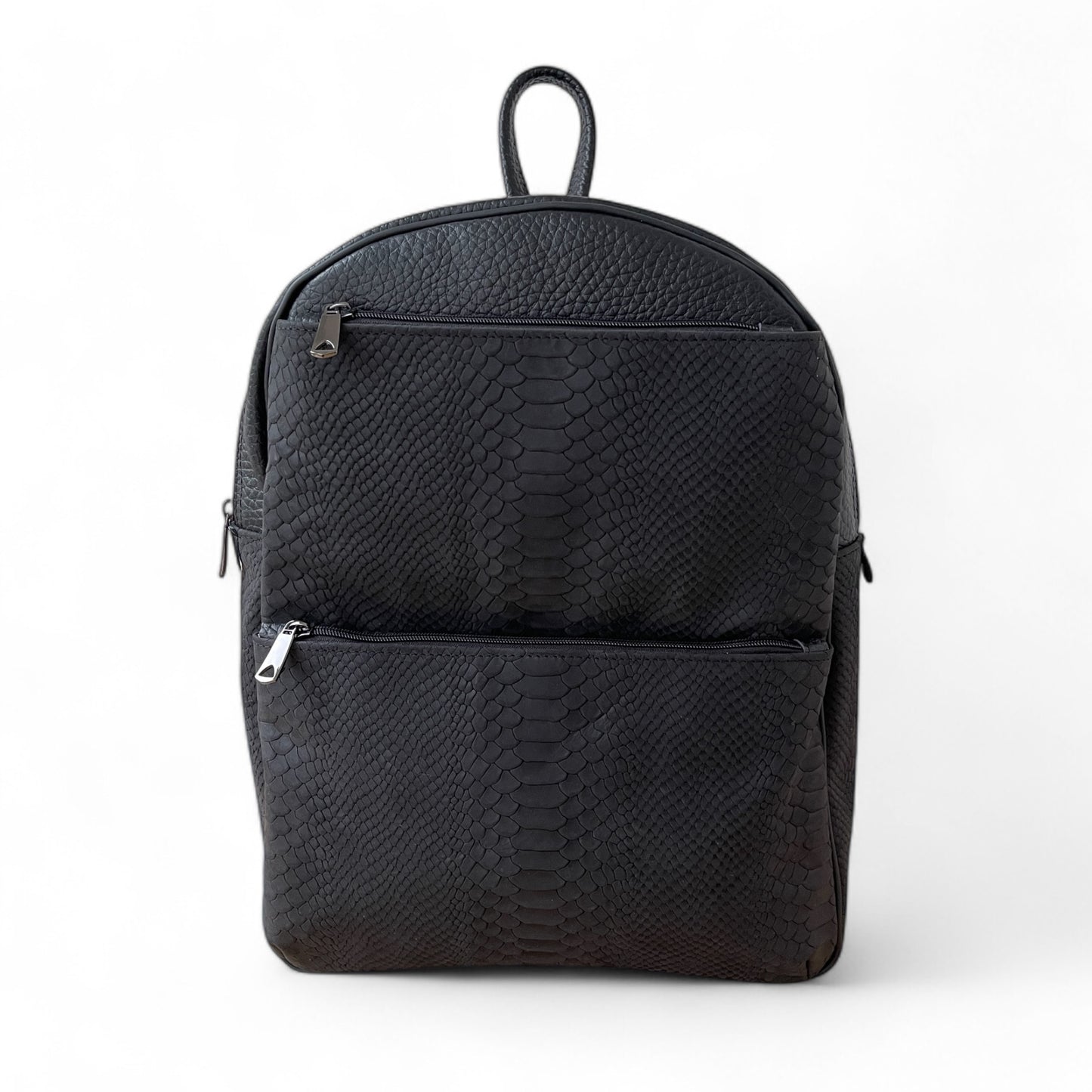 Rucsac Enzo piele naturala/intoarsa croco