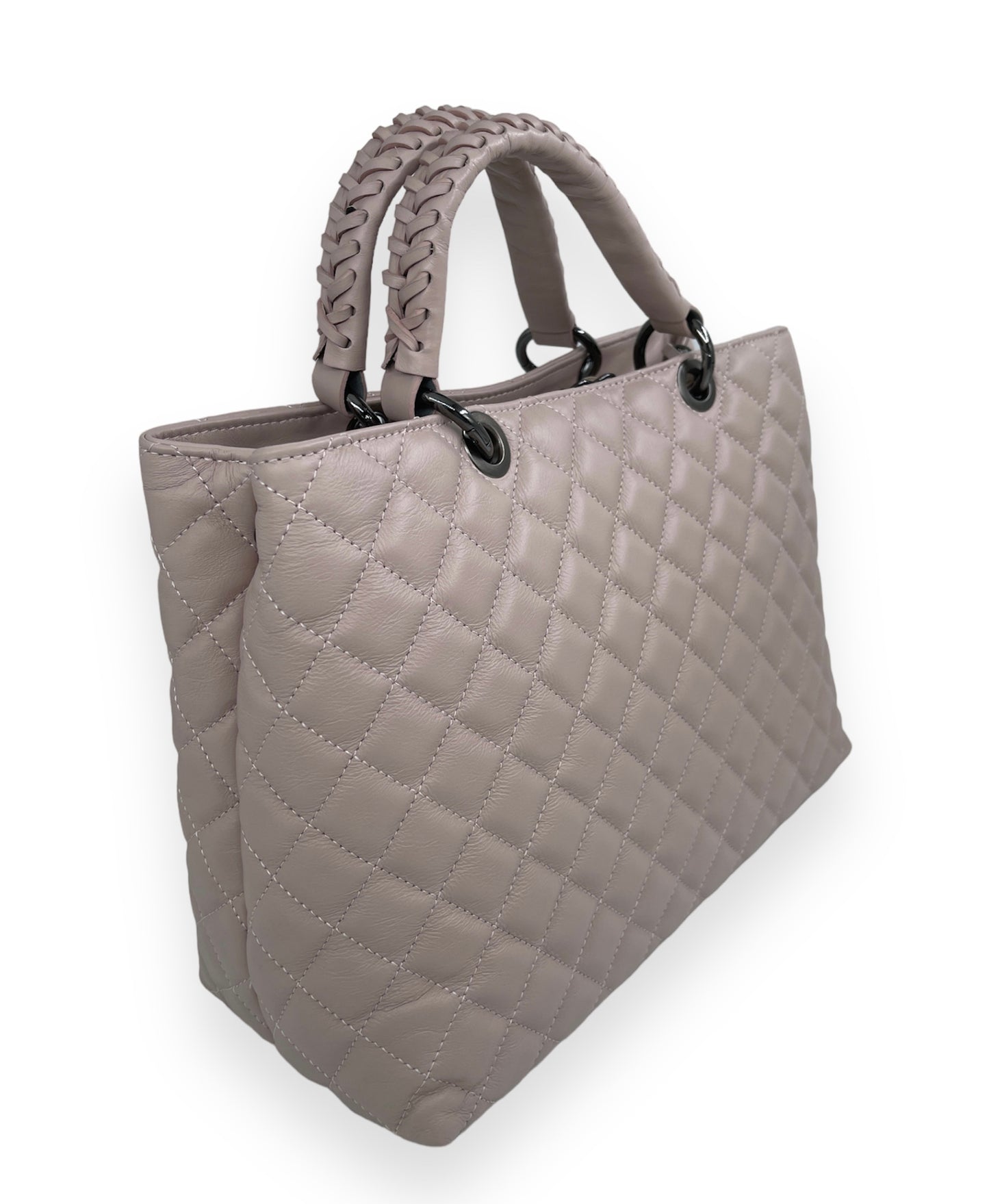 Geanta Petra Piele Naturala Nude Rose