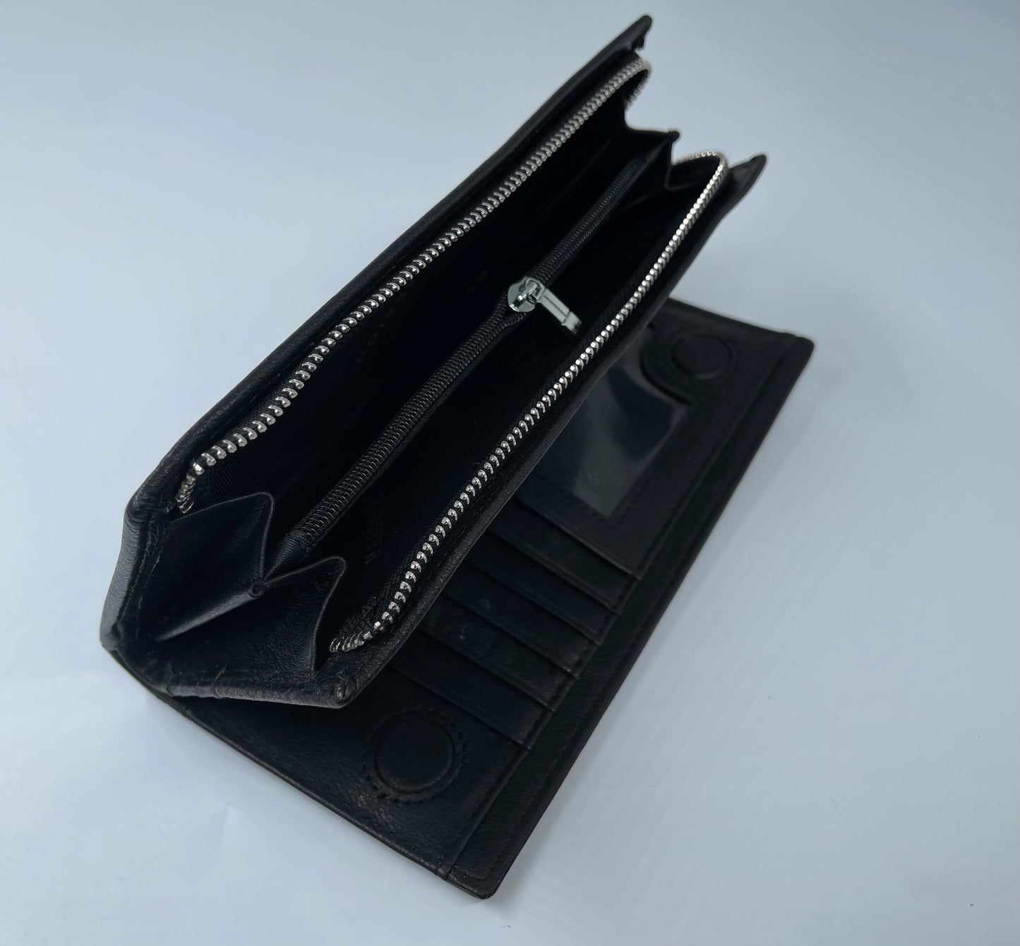 Portofel Anais piele naturala premium Negru