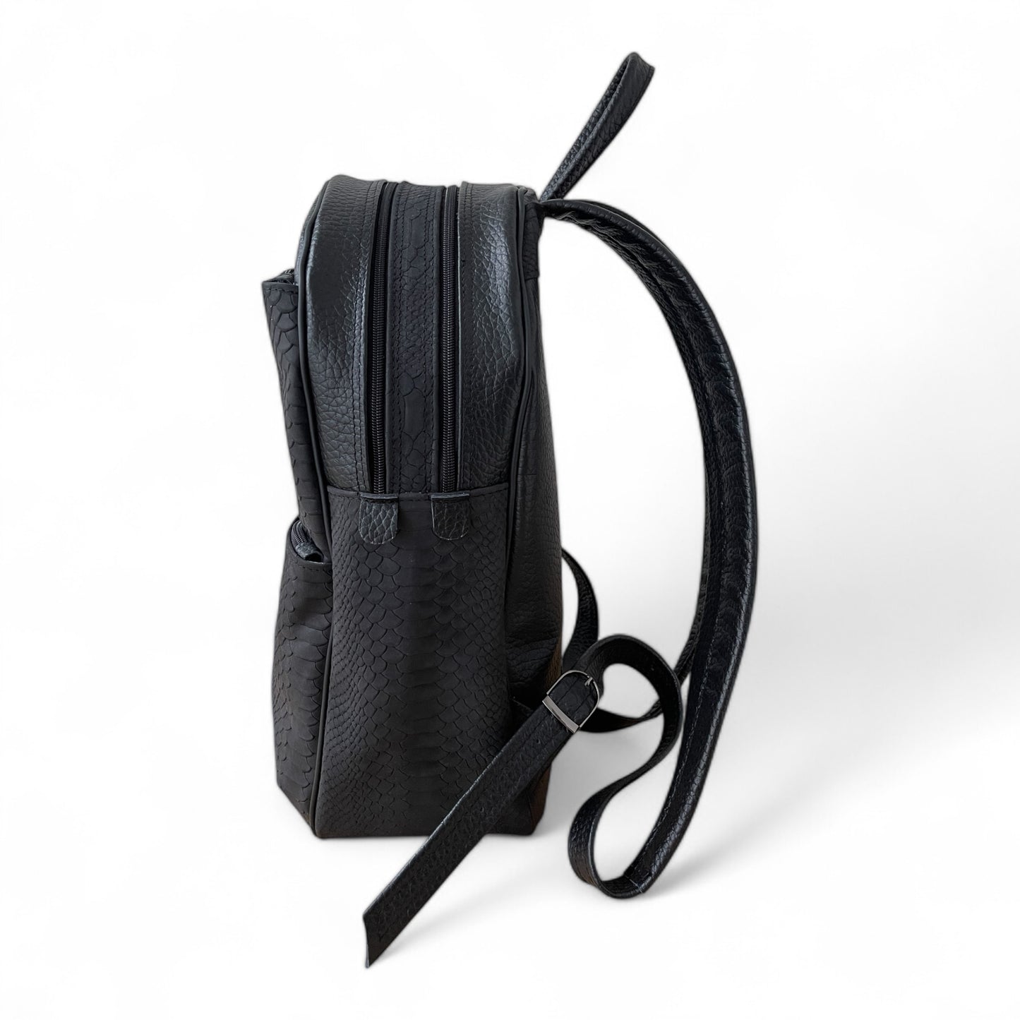 Rucsac Enzo piele naturala/intoarsa croco