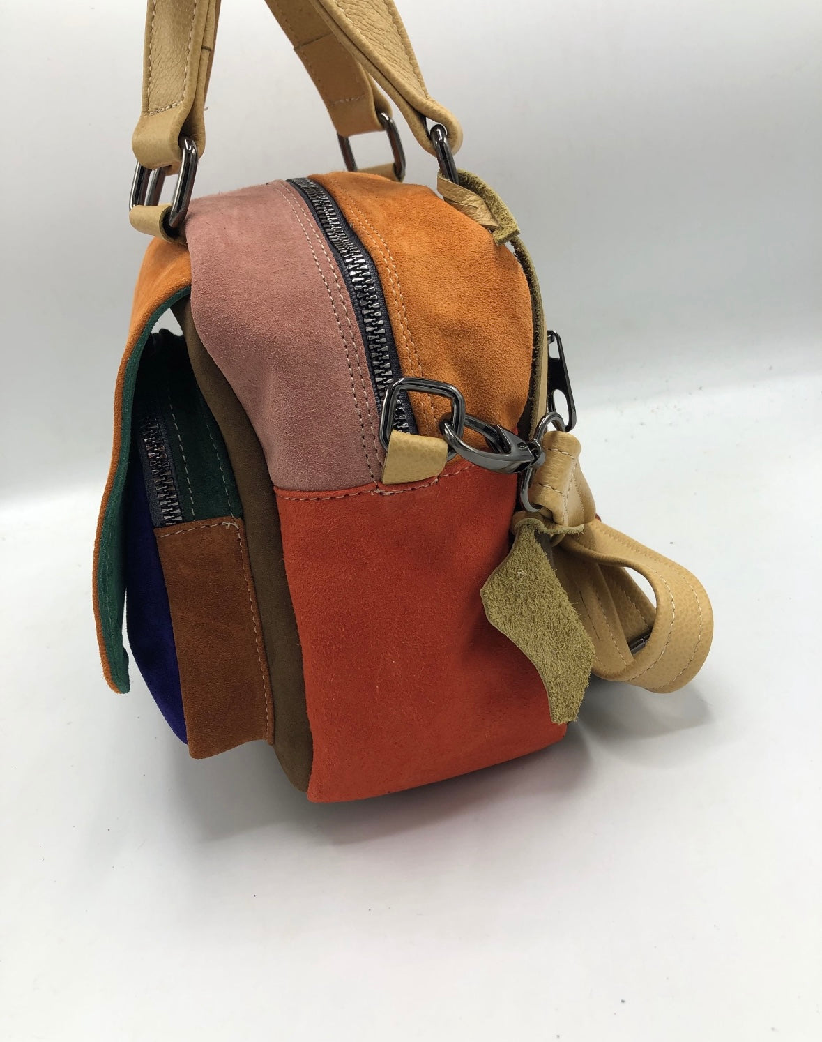 Geanta Alice piele naturala Suede