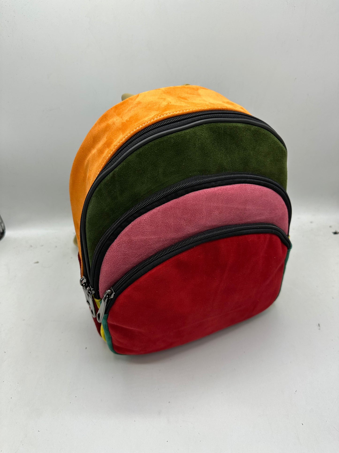 Rucsac Fabi piele naturala multicolor ediție specială