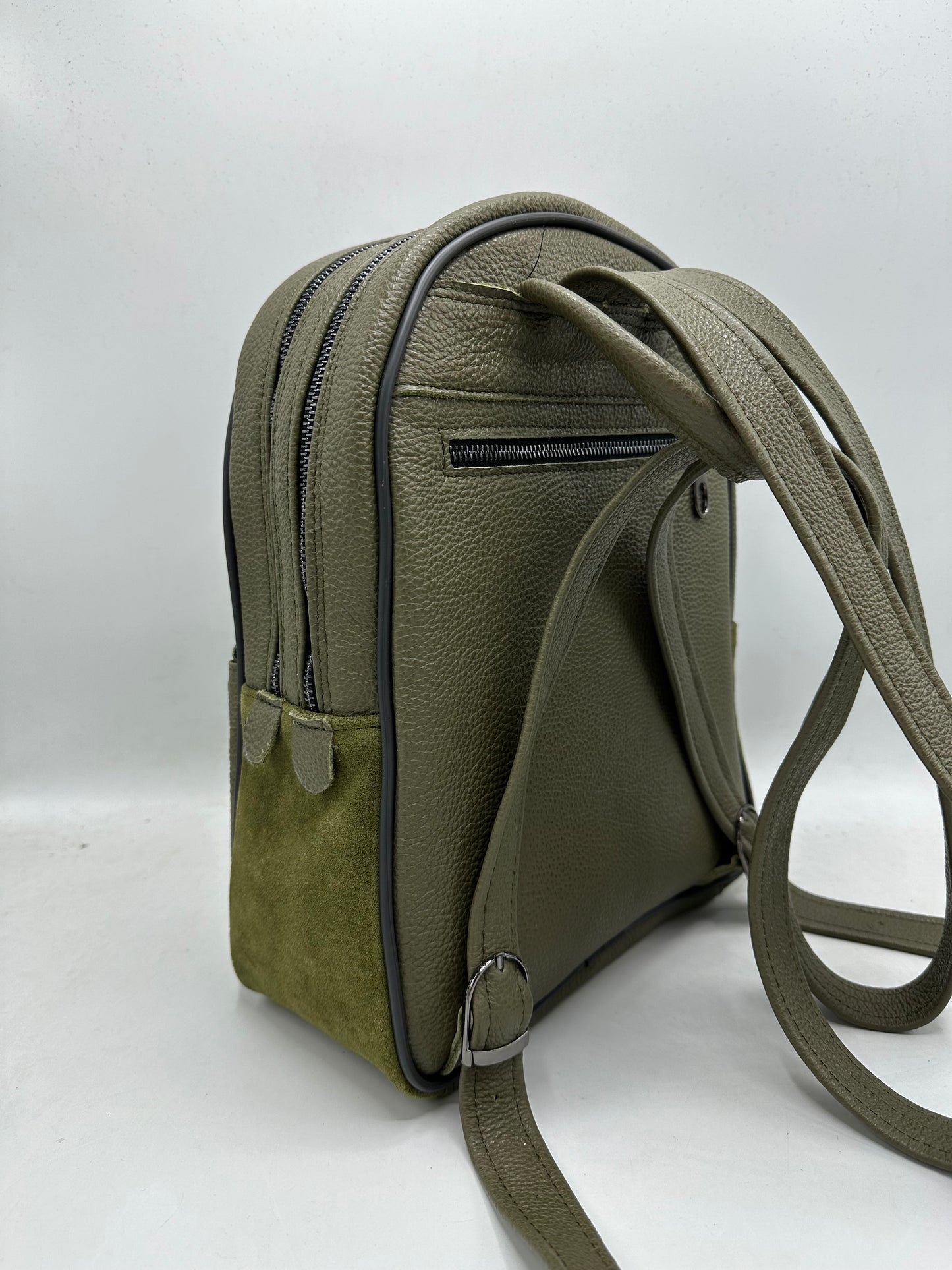 Rucsac Jacqueline piele naturala premium Khaki