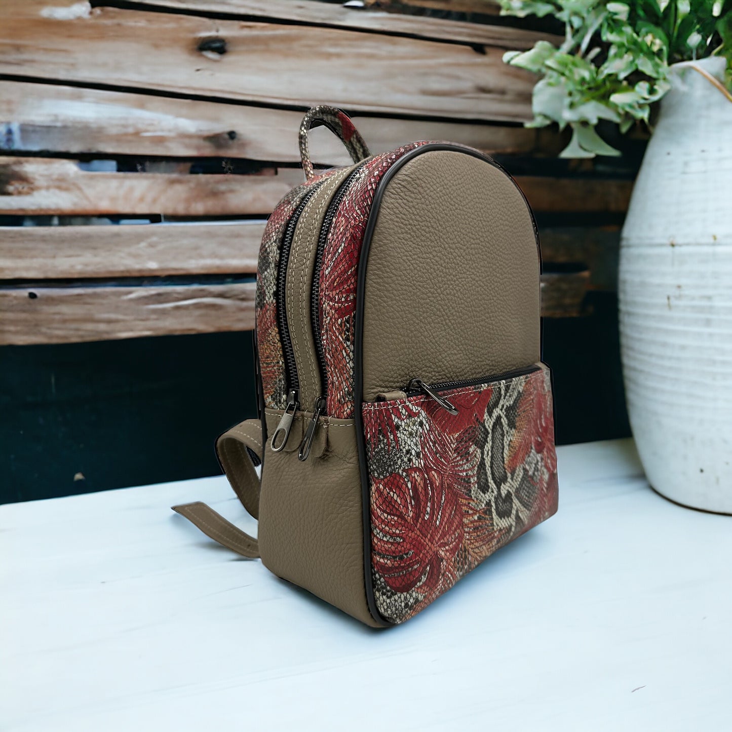 Rucsac Jacqueline piele naturala premium Editie limitata