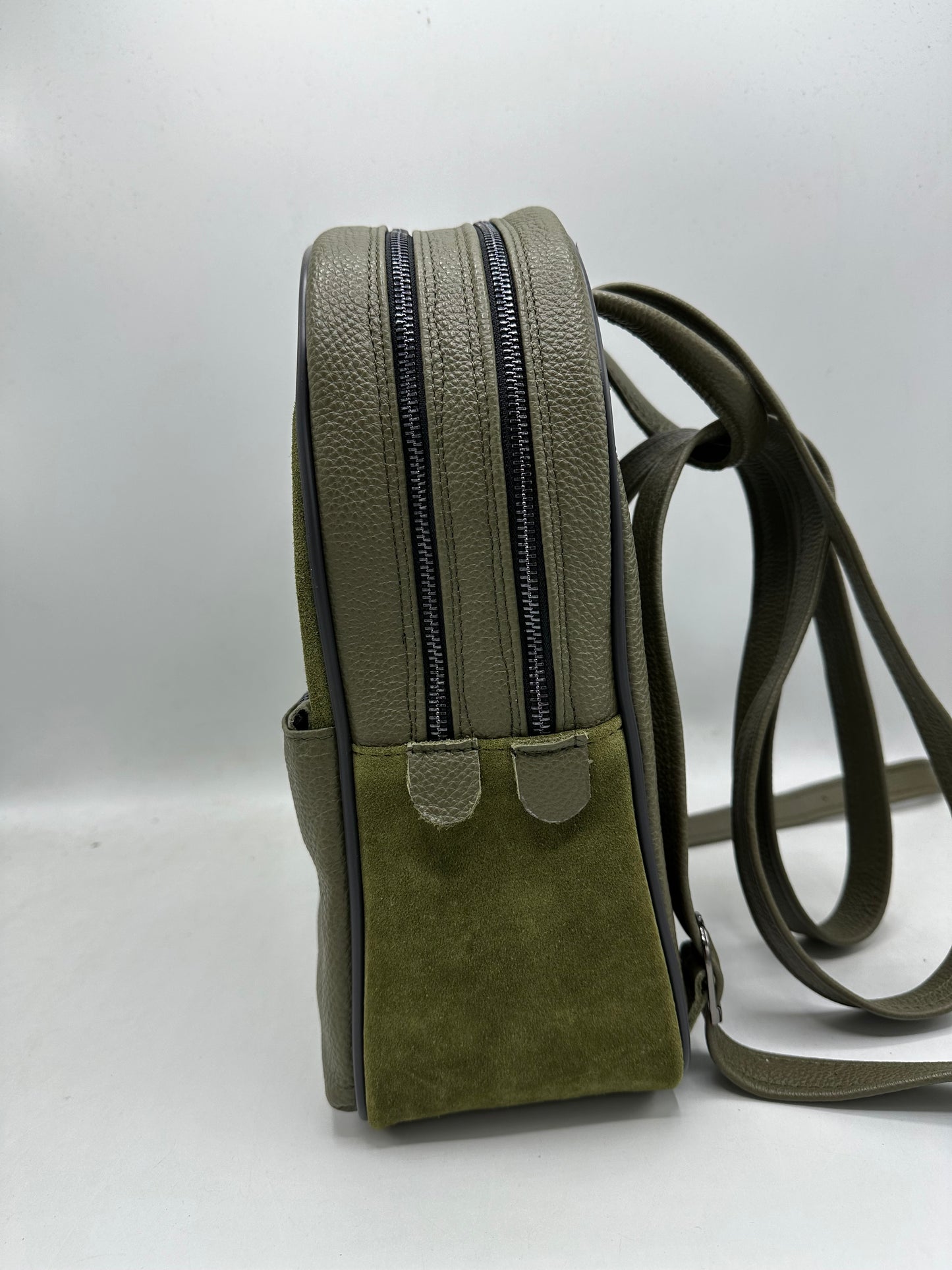 Rucsac Jacqueline piele naturala premium Khaki