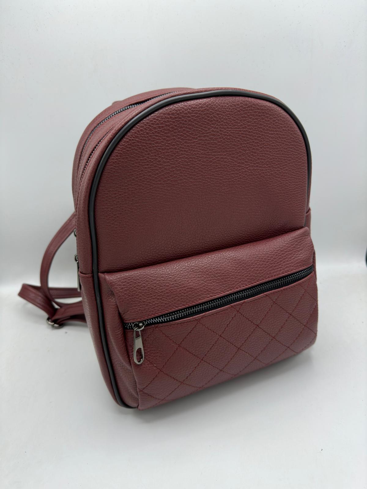 Rucsac Boyfriend piele naturala premium Bordeaux