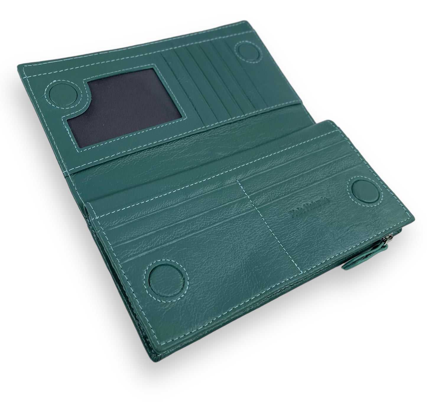 Portofel Anais piele naturala premium Verde Menta