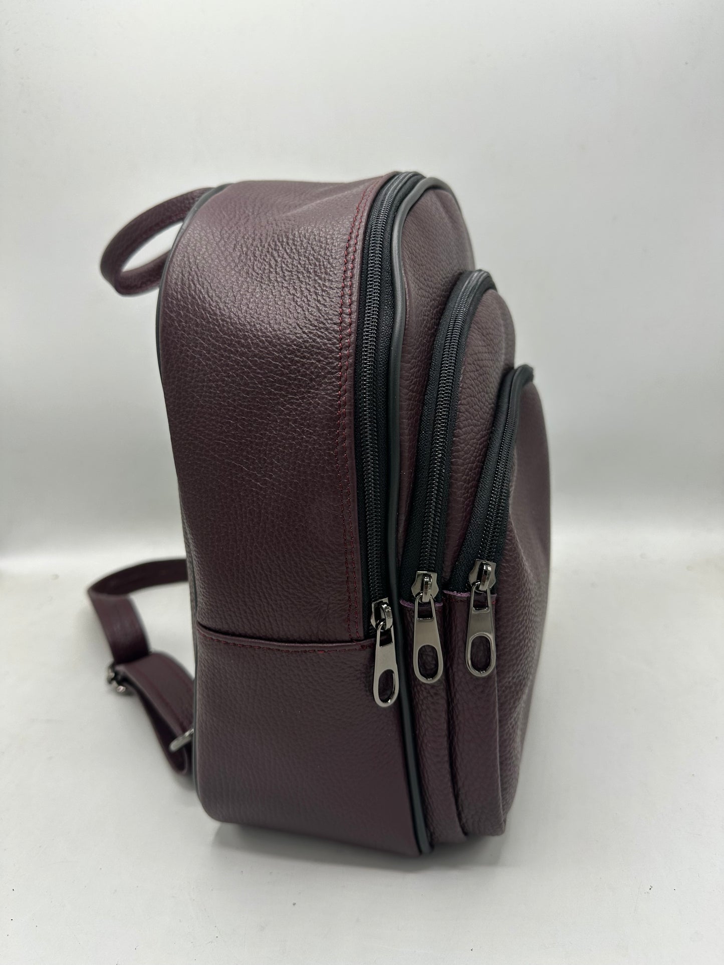Rucsac Grand Yasmin piele naturala Bordeaux