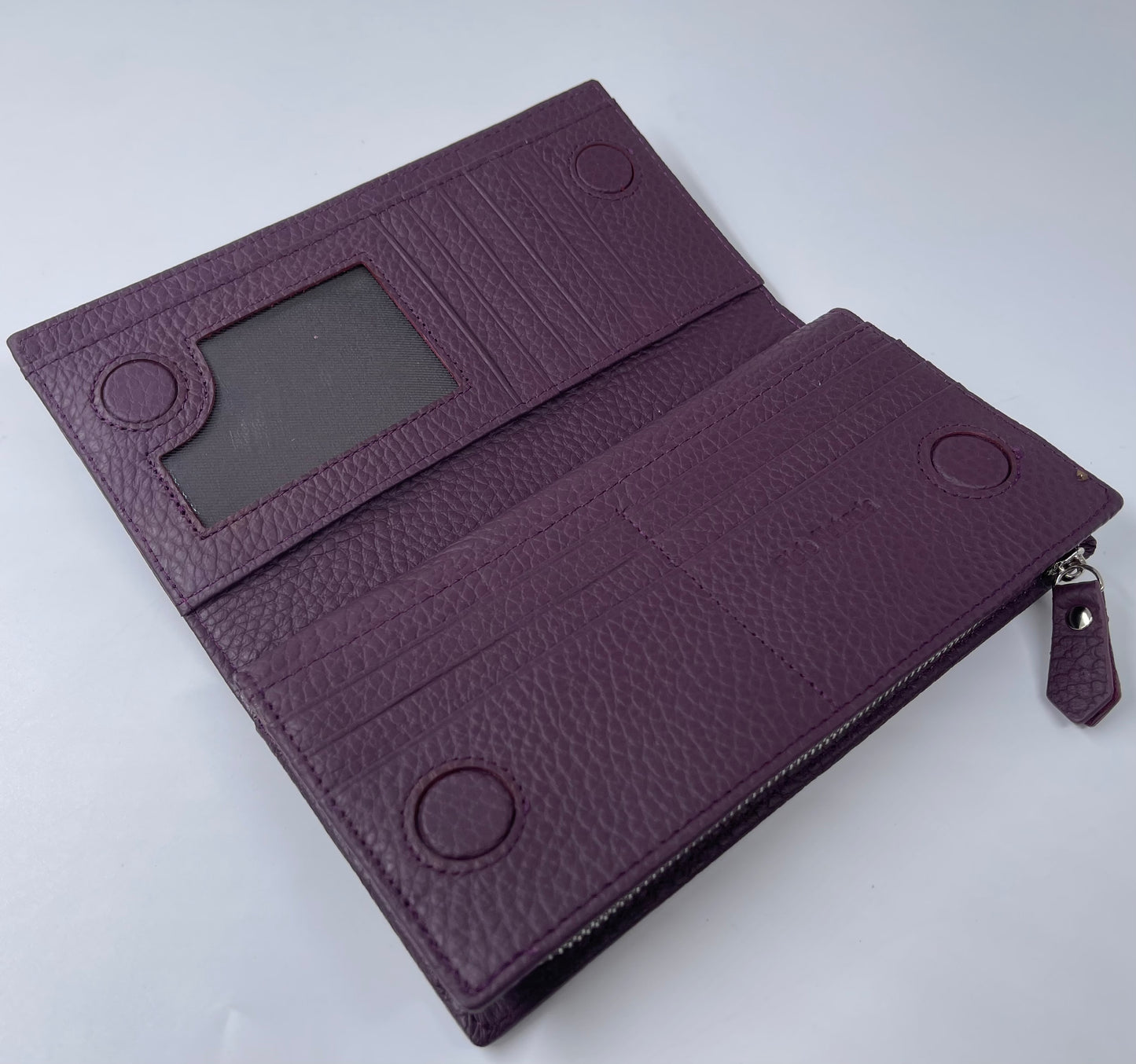 Portofel Anais piele naturala premium Violet