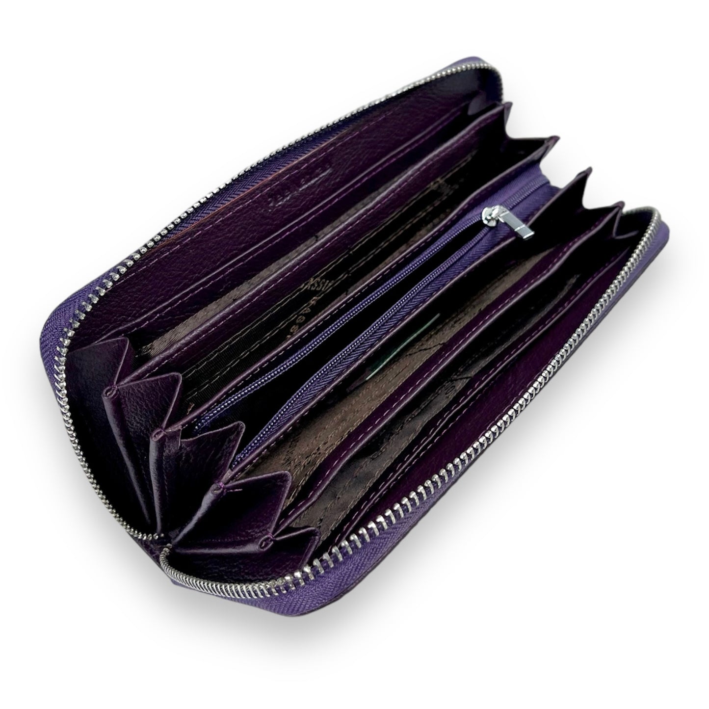 Portofel Arianna piele naturala premium Violet