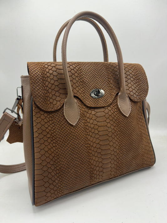 Geanta tip Birkin Piele Naturala