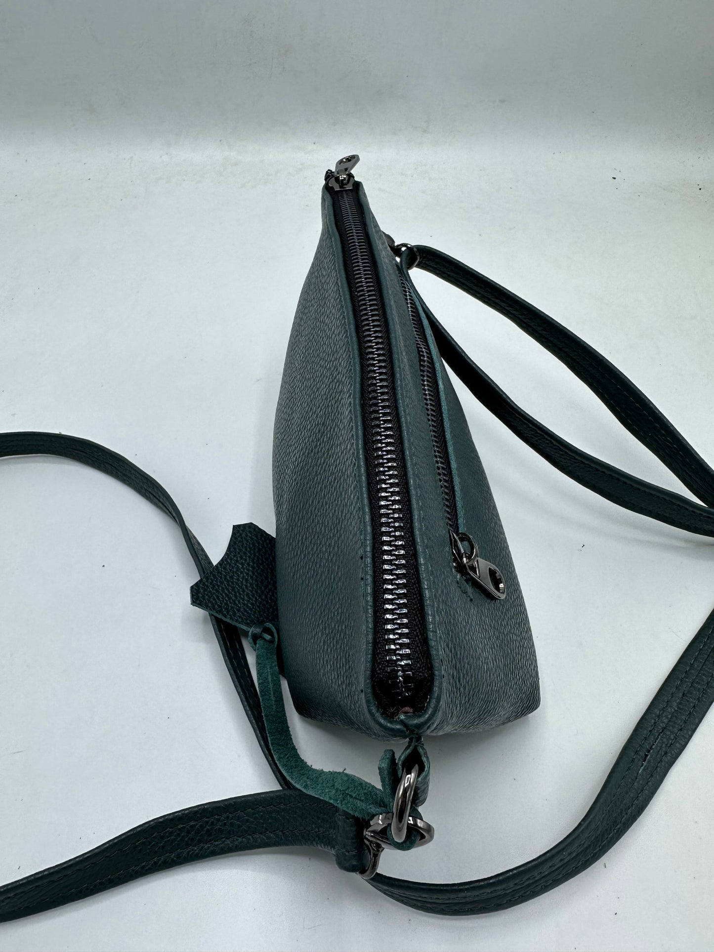 Gentuta Celine piele naturala premium Verde