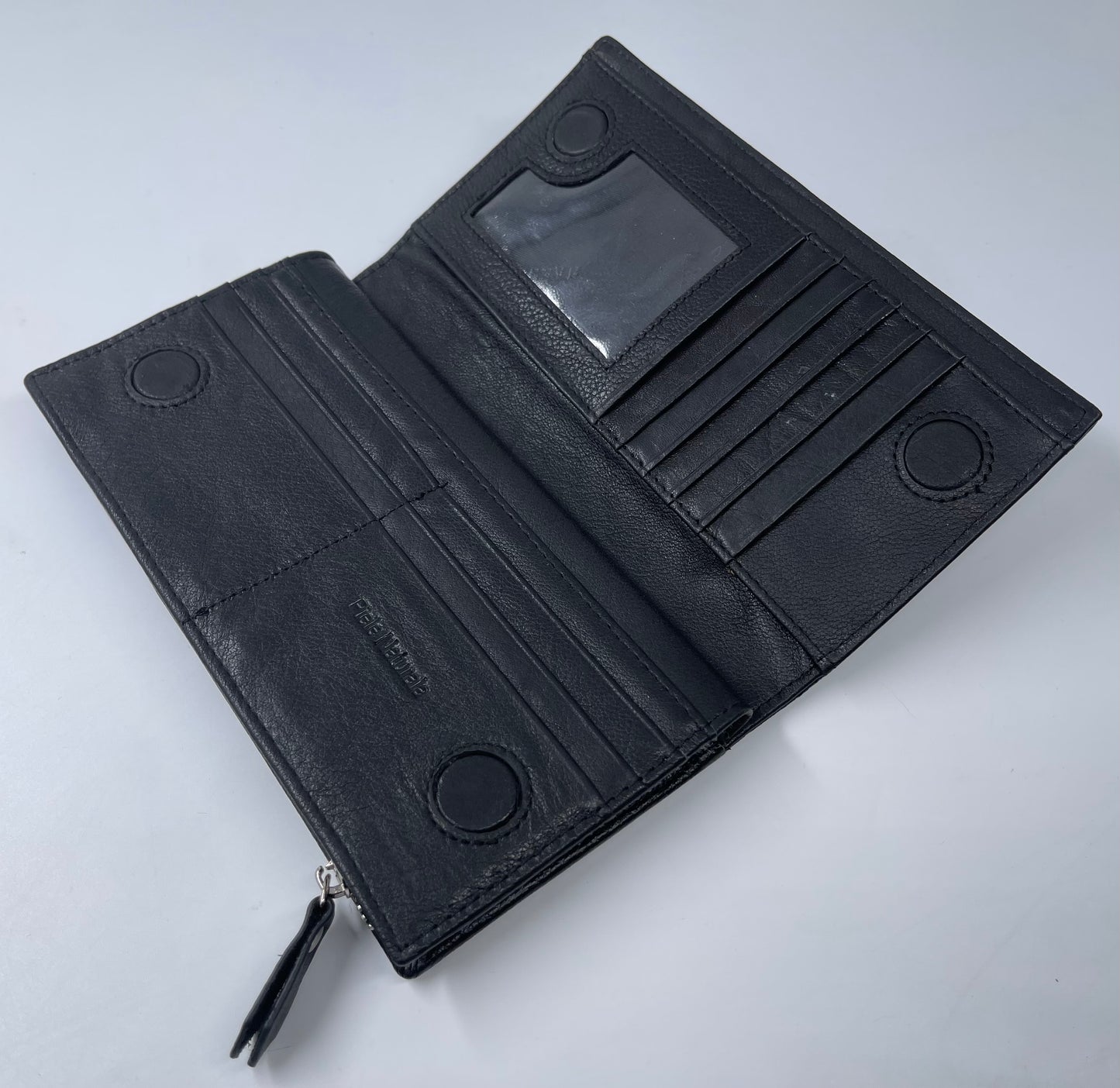 Portofel Anais piele naturala premium Negru