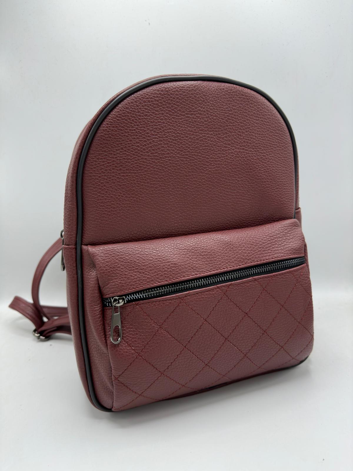 Rucsac Boyfriend piele naturala premium Bordeaux