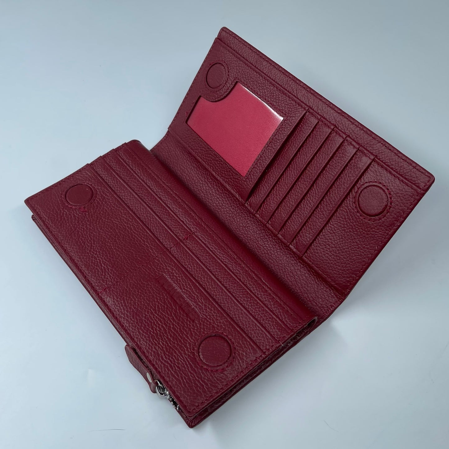 Portofel Anais piele naturala premium Grena