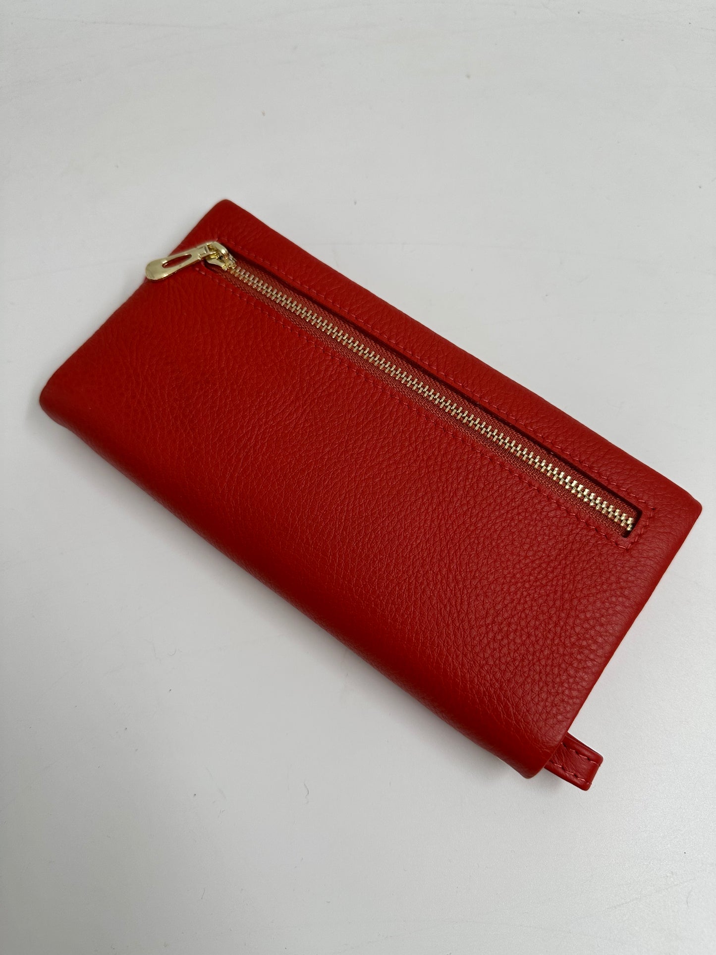 Portofel Alexia din piele naturala premium Orange