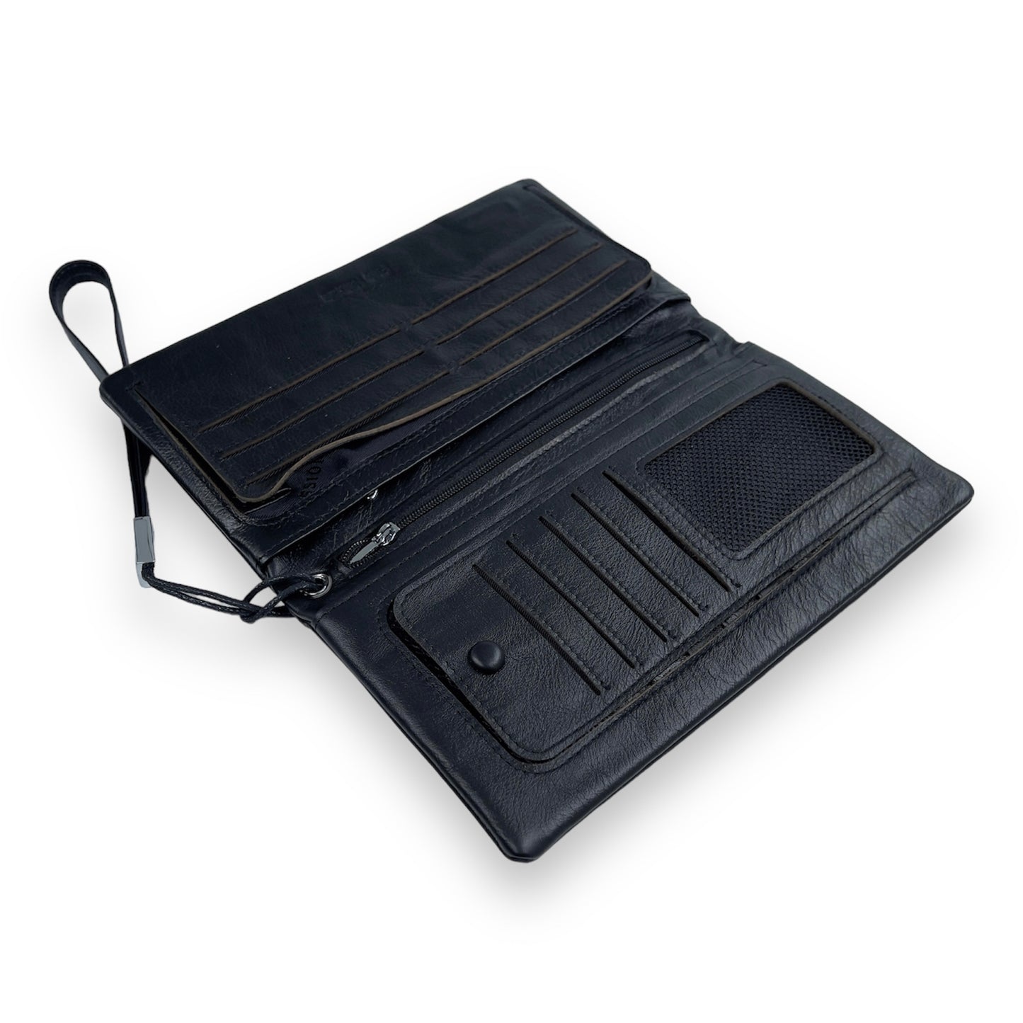 Portofel Unisex din piele naturala premium Negru