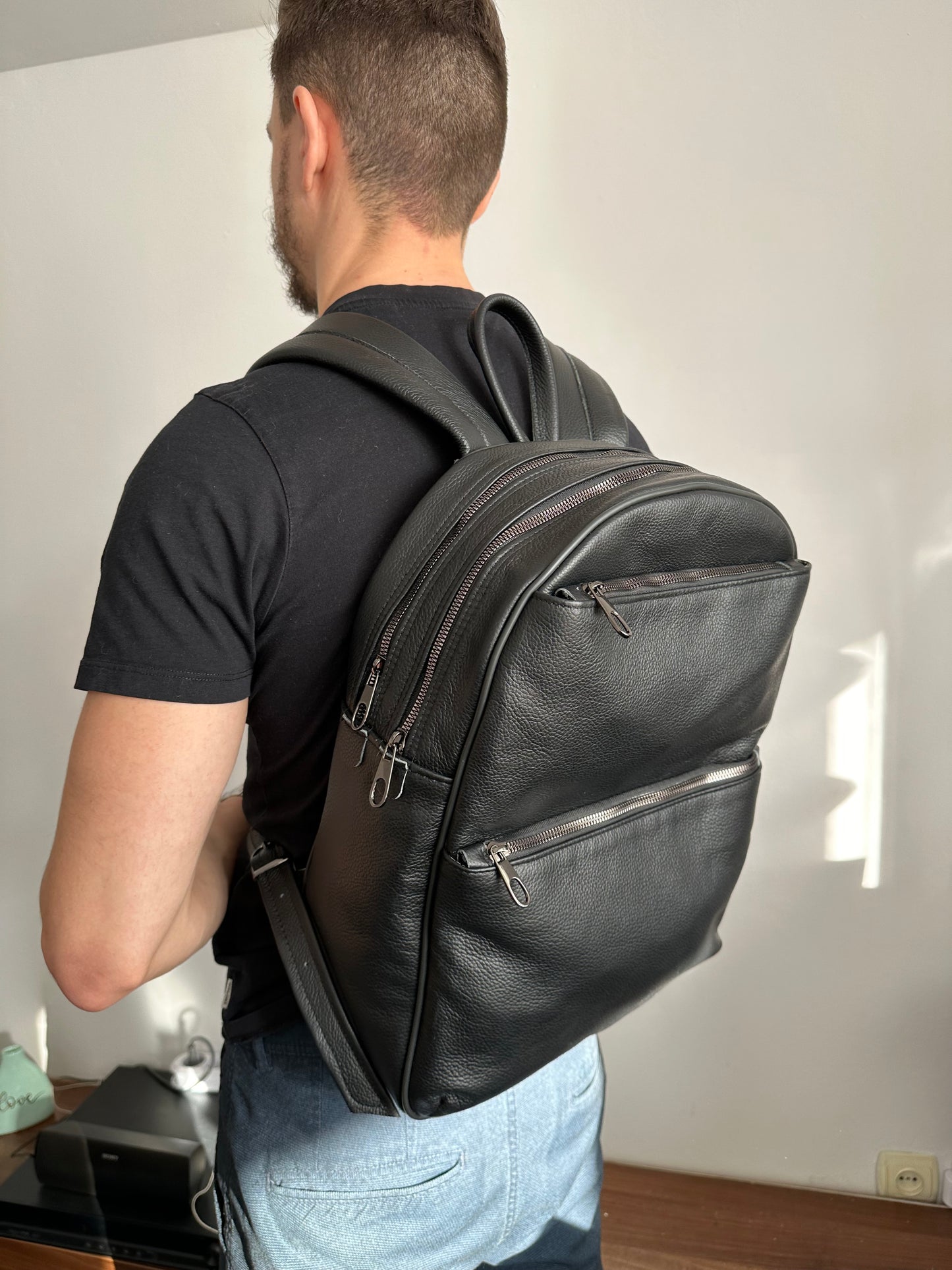 Rucsac barbatesc Enzo piele nturala premium