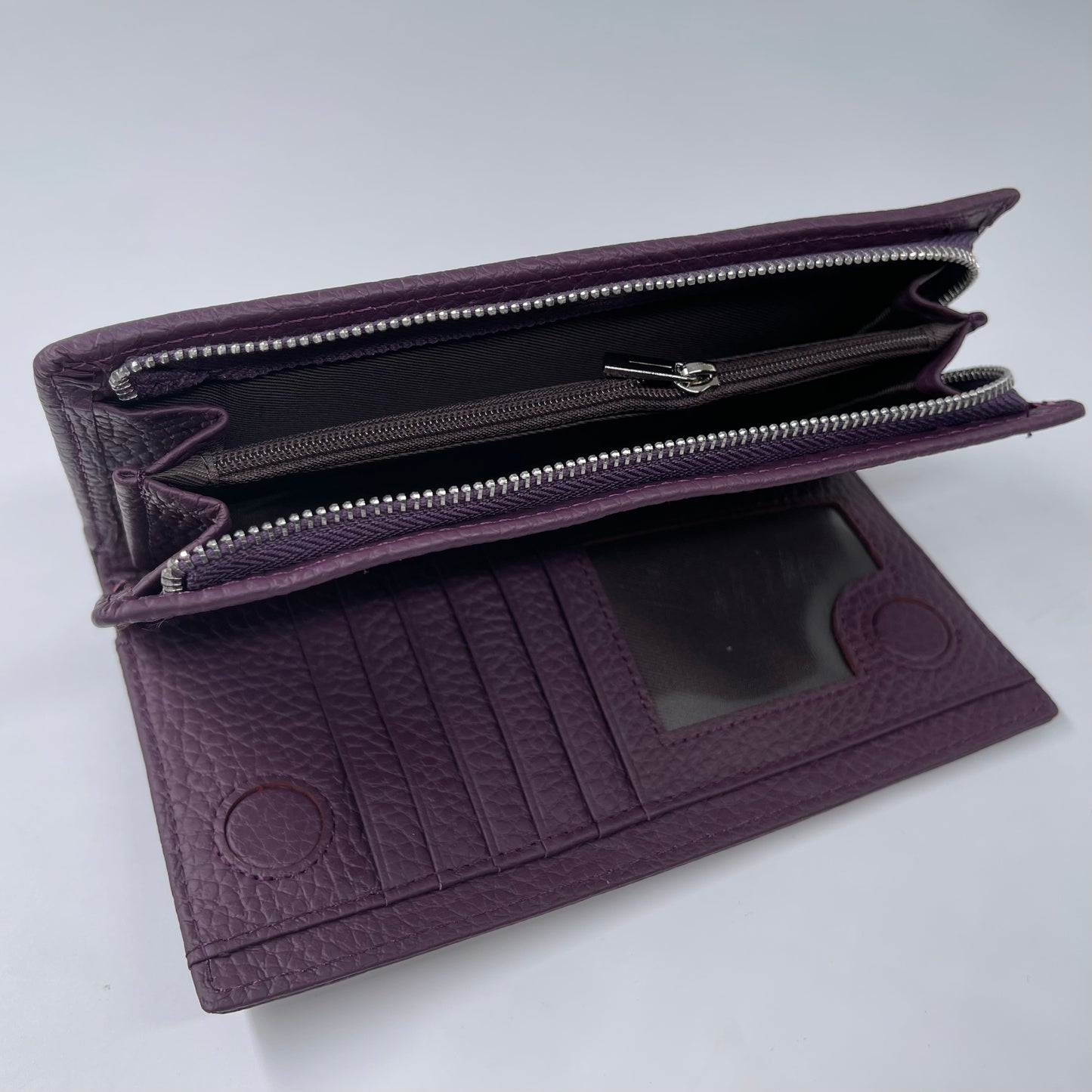 Portofel Anais piele naturala premium Violet