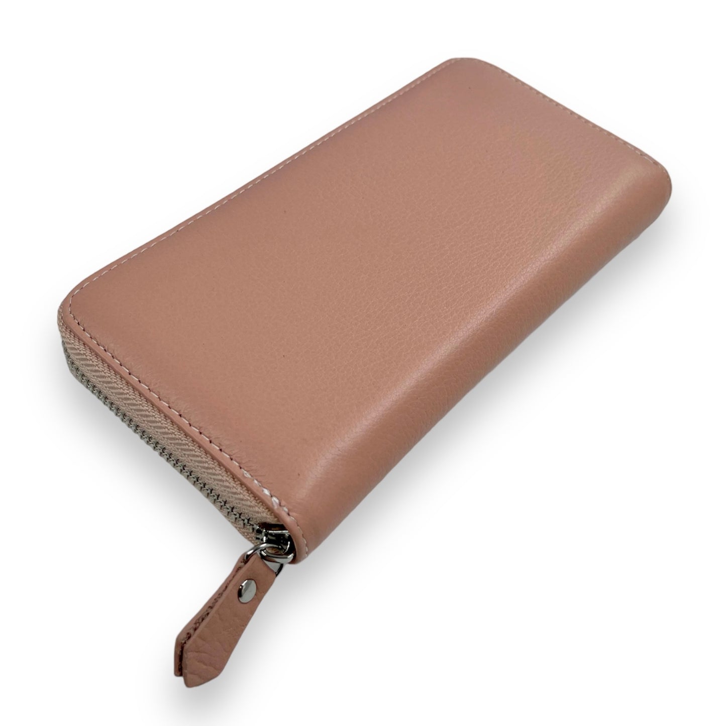 Portofel Arianna piele naturala premium Nude Rose