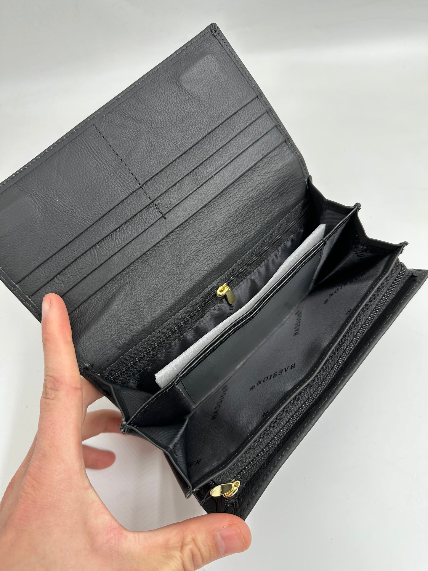 Portofel Cori piele naturala premium Negru