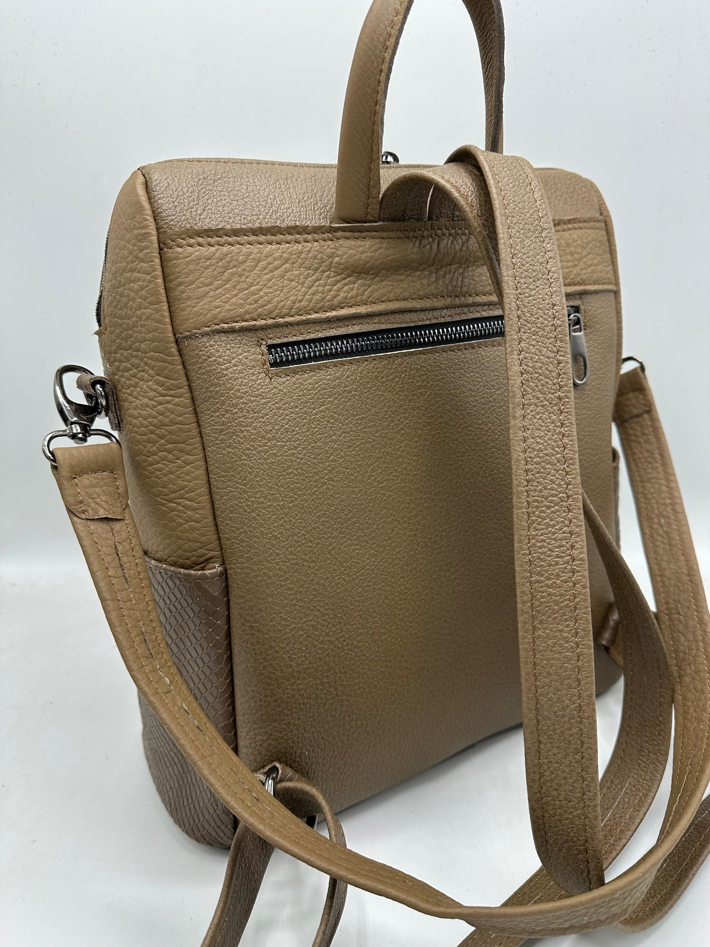 Geanta Rucsac Carlie piele naturala premium