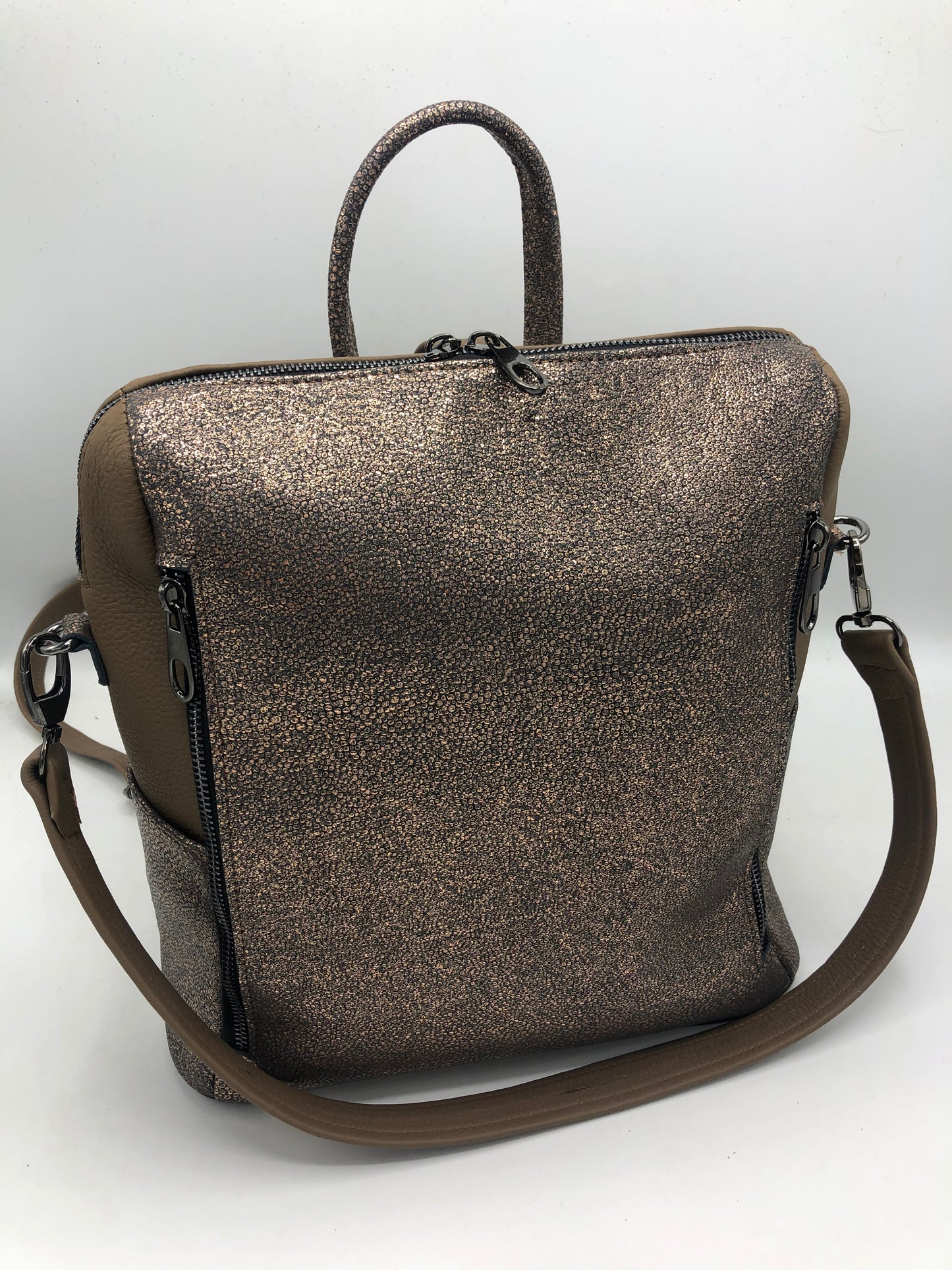 Geanta Rucsac Dama Carlie piele naturala premium