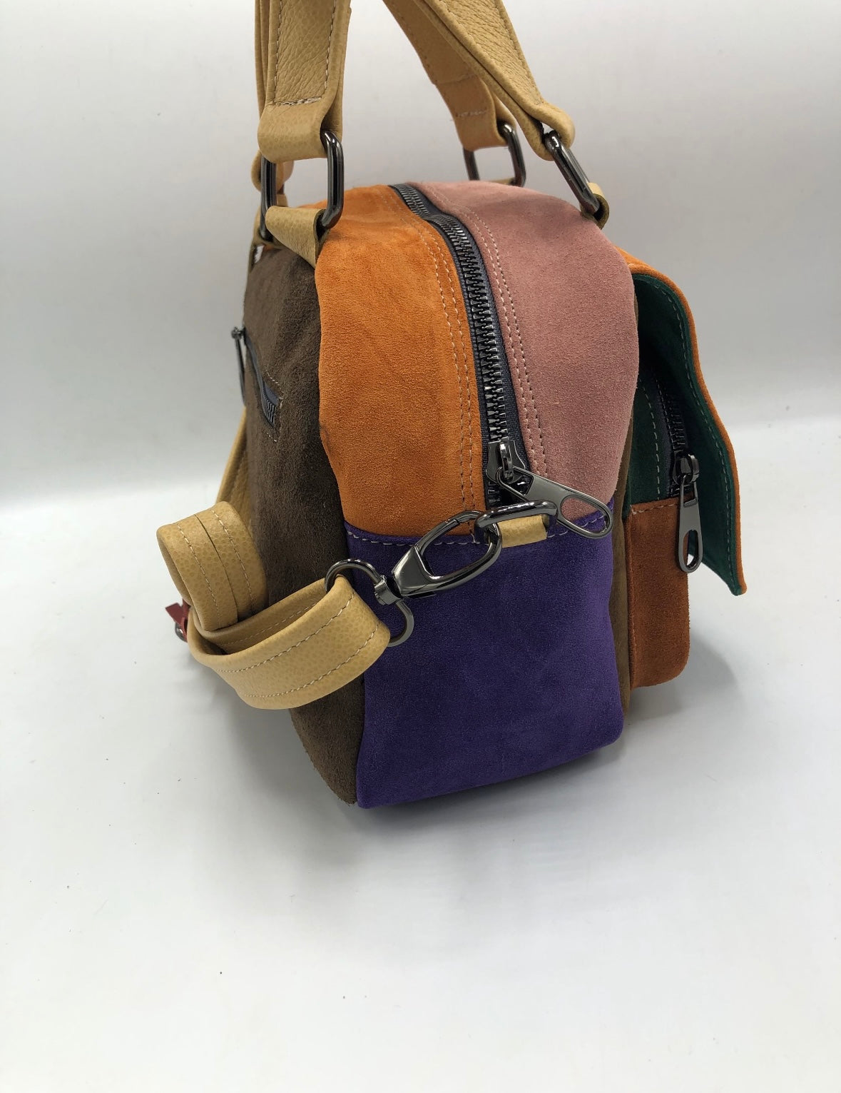 Geanta Alice piele naturala Suede