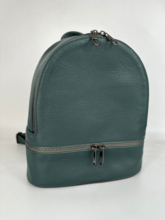 Rucsac Reea piele naturala premium verde 🥇