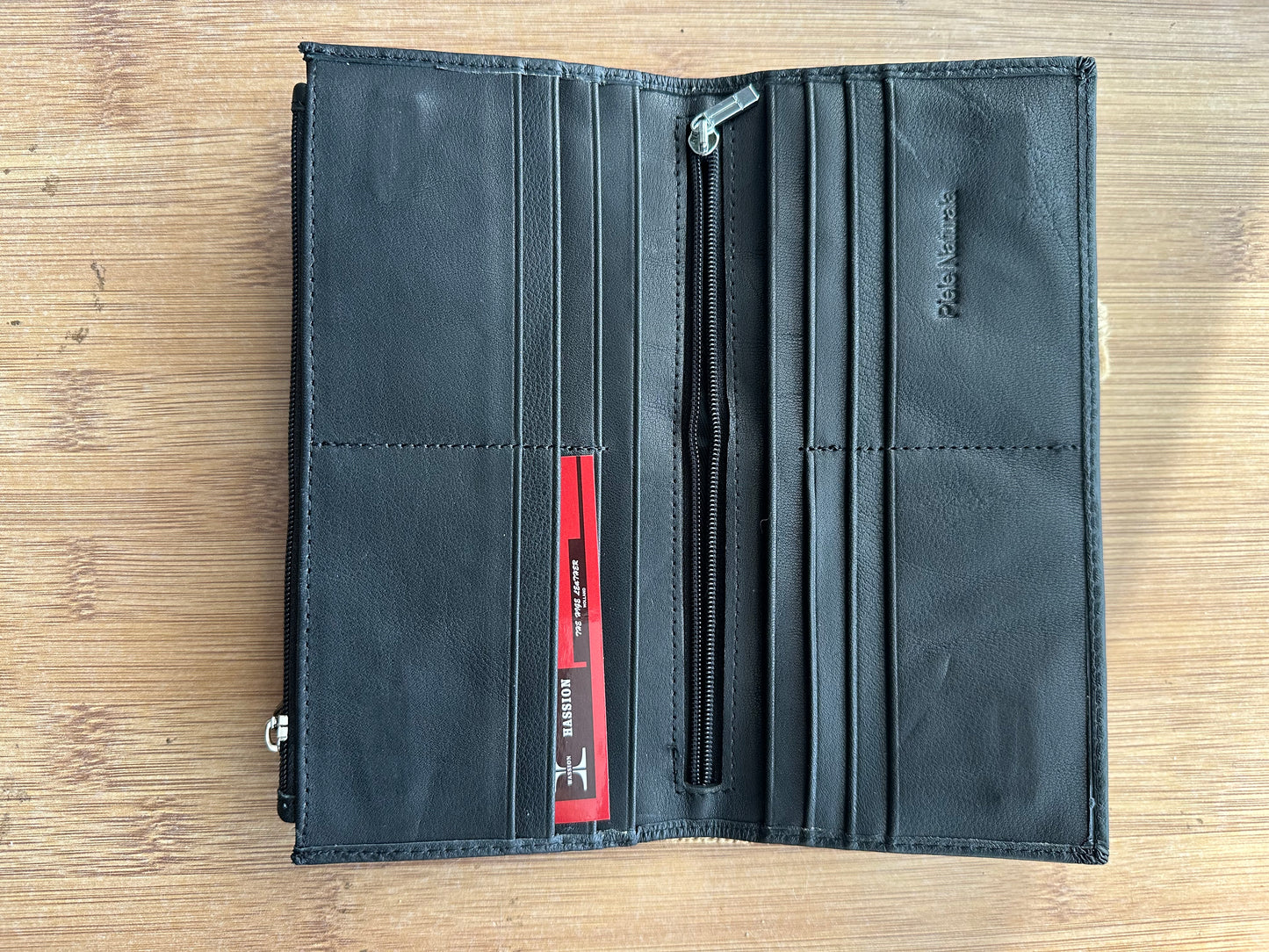 Portofel Pablo din piele naturala barbatesc Înalt