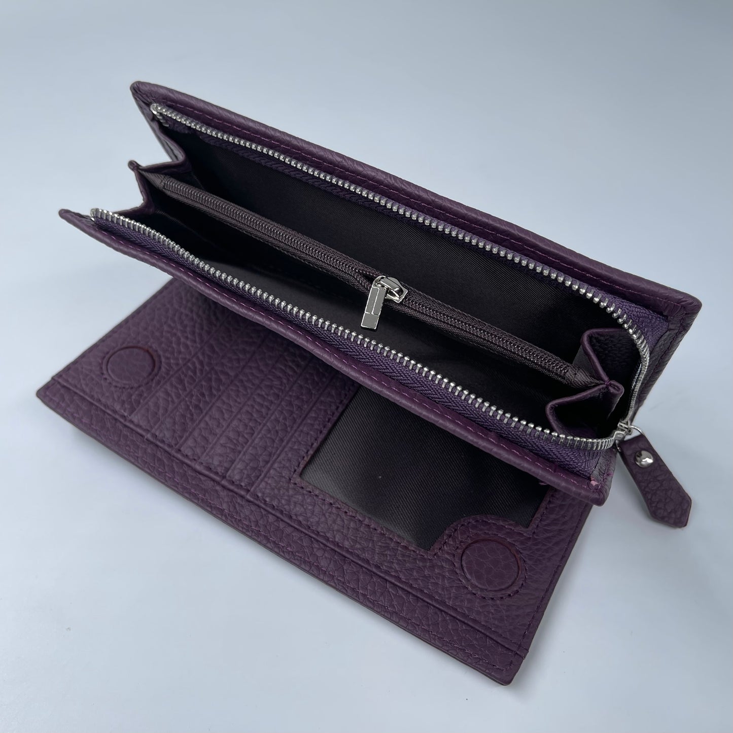 Portofel Anais piele naturala premium Violet