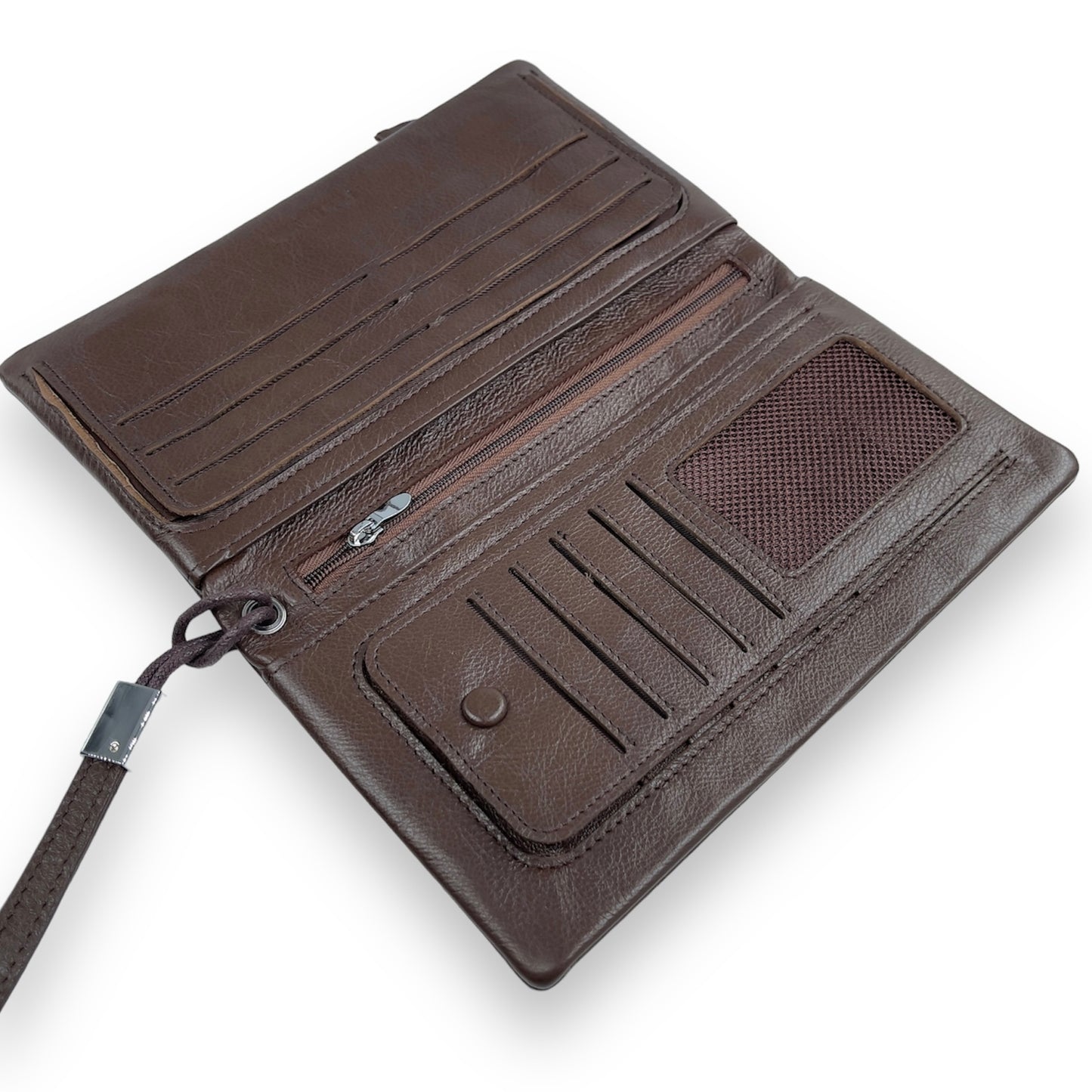 Portofel Unisex din piele naturala premium Maro