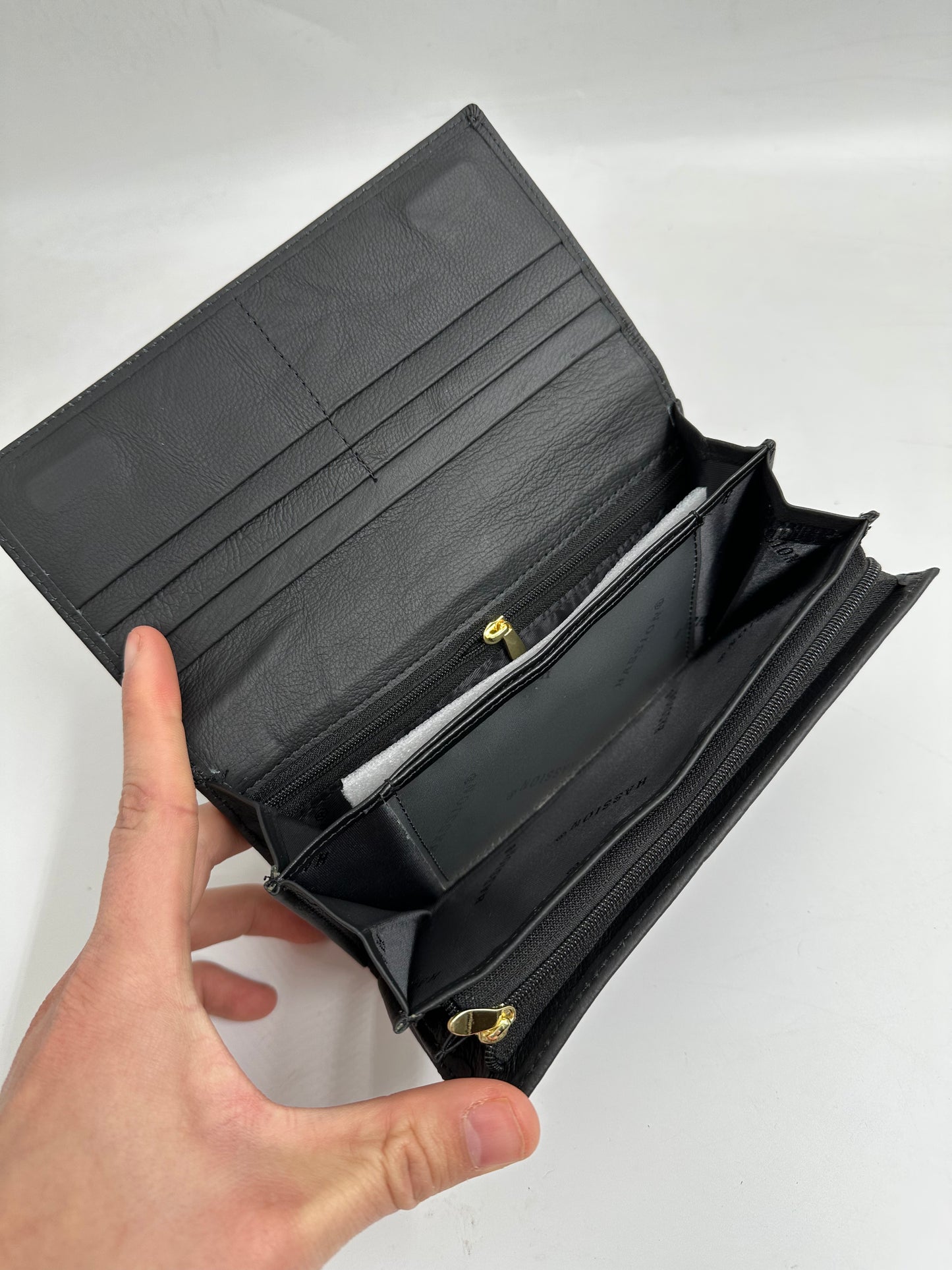 Portofel Cori piele naturala premium Negru