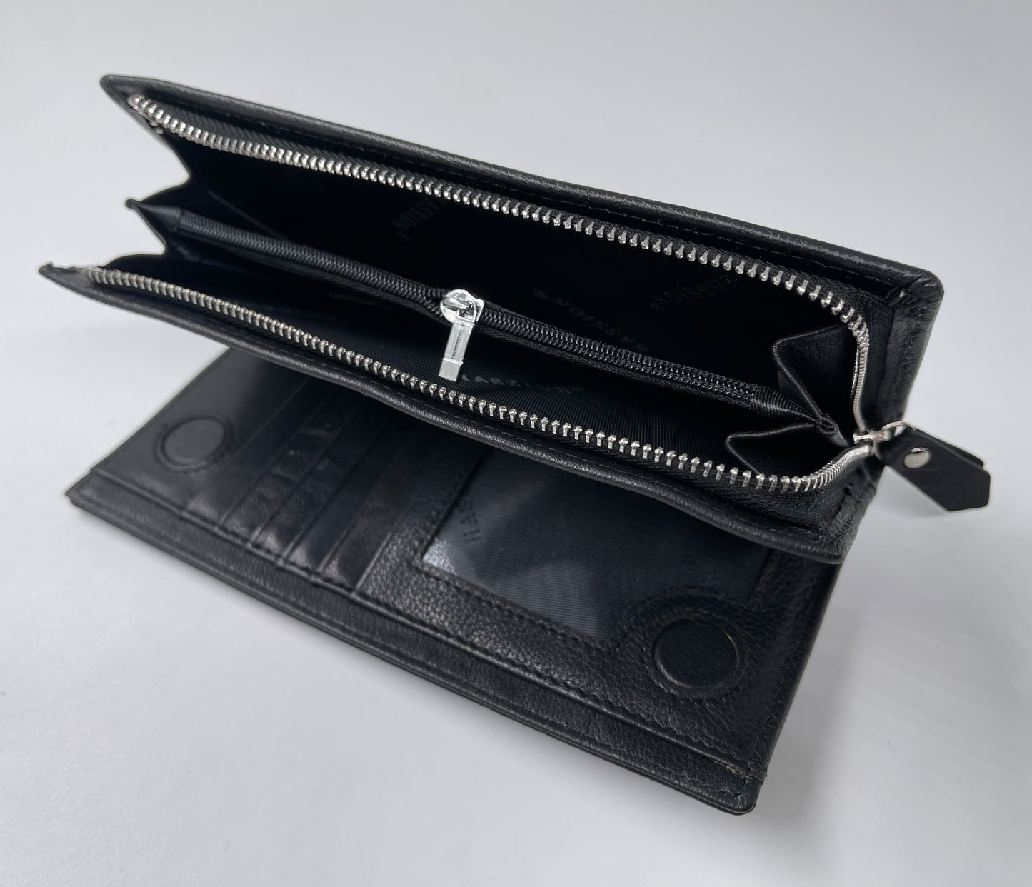 Portofel Anais piele naturala premium Negru