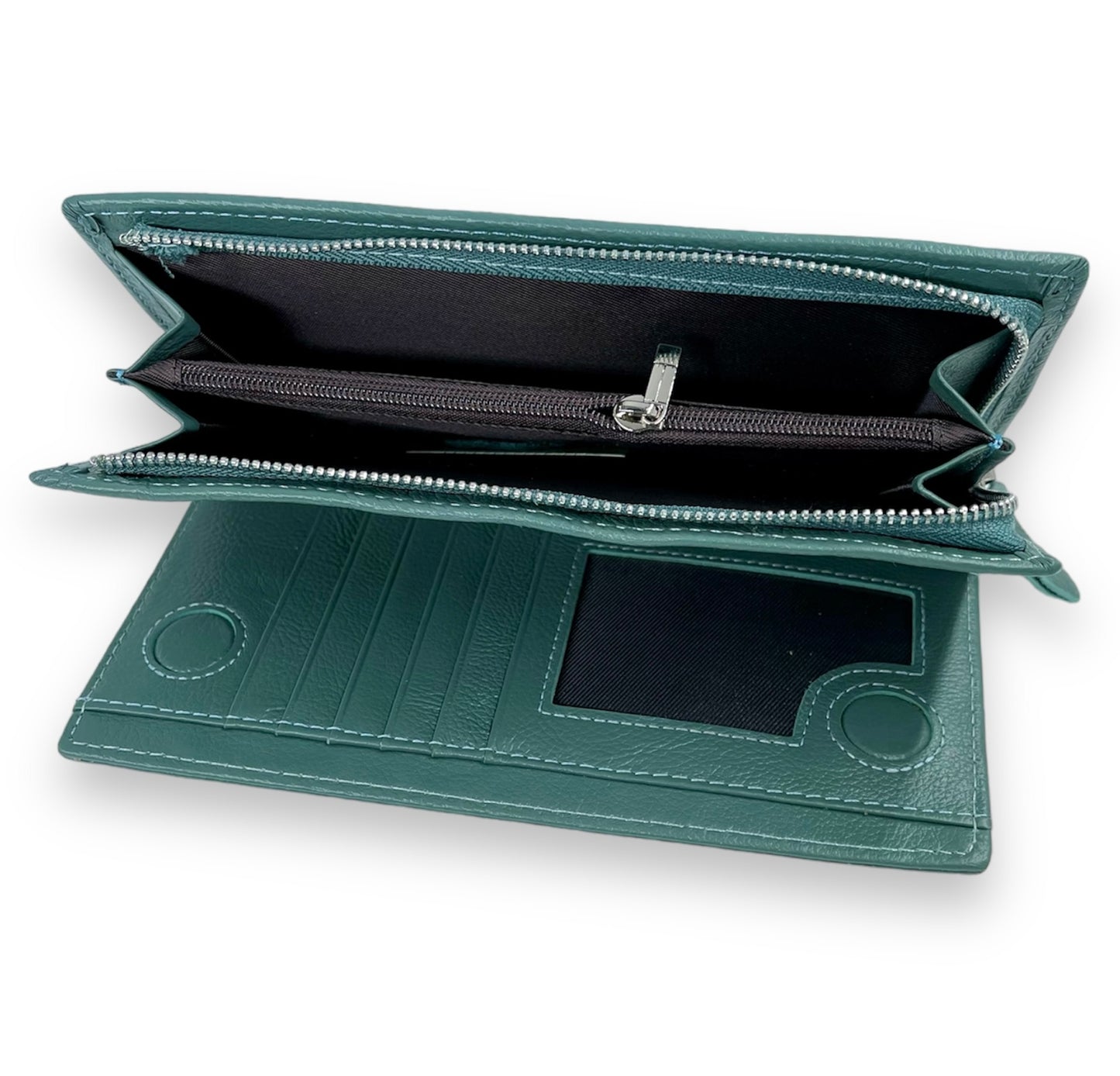 Portofel Anais piele naturala premium Verde Menta