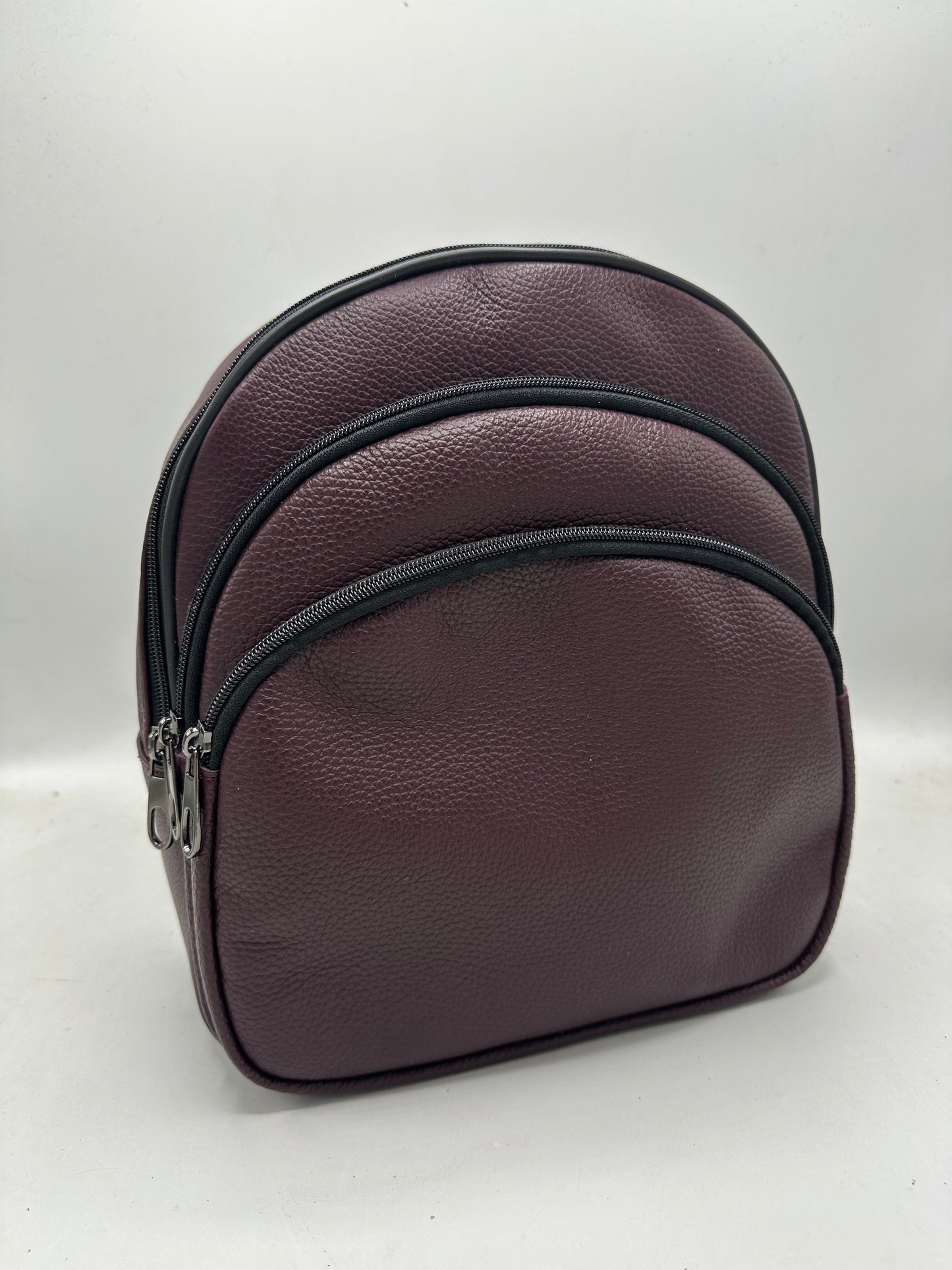 Rucsac Grand Yasmin piele naturala Bordeaux