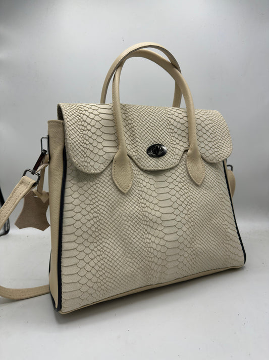 Geanta Tip Birkin Piele Naturala