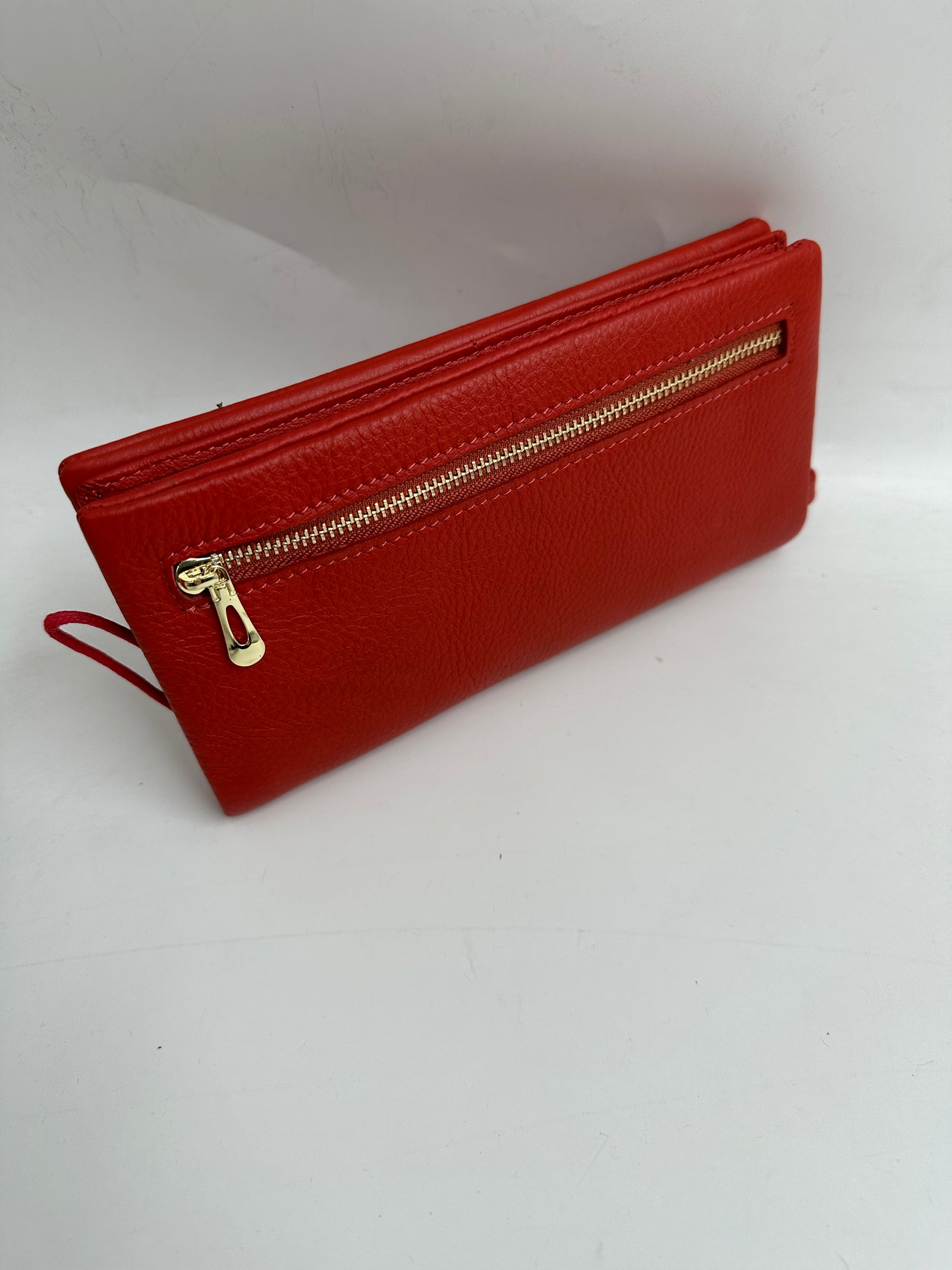 Portofel Alexia din piele naturala premium Orange