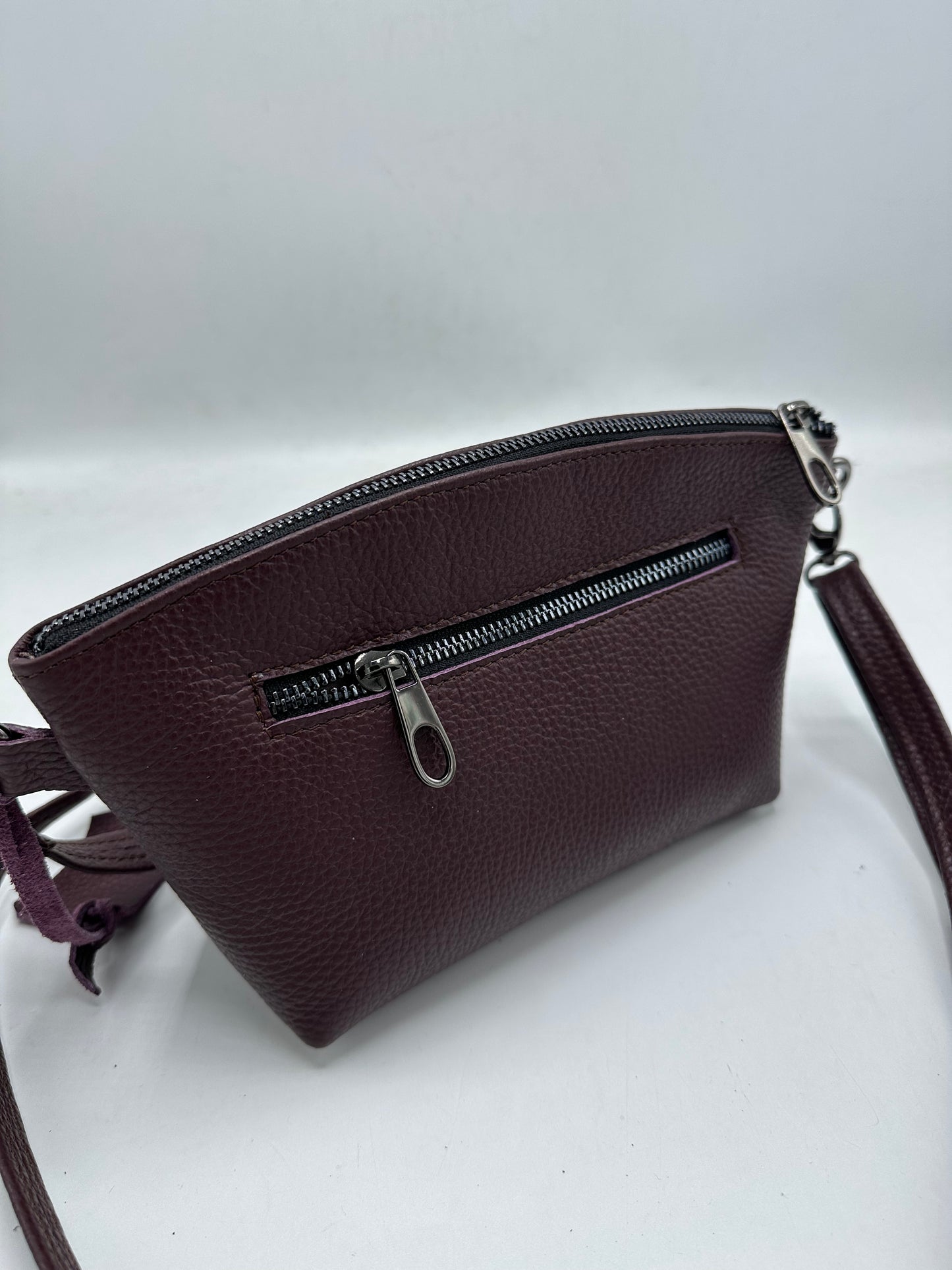 Gentuta Celine piele naturala premium Bordeaux