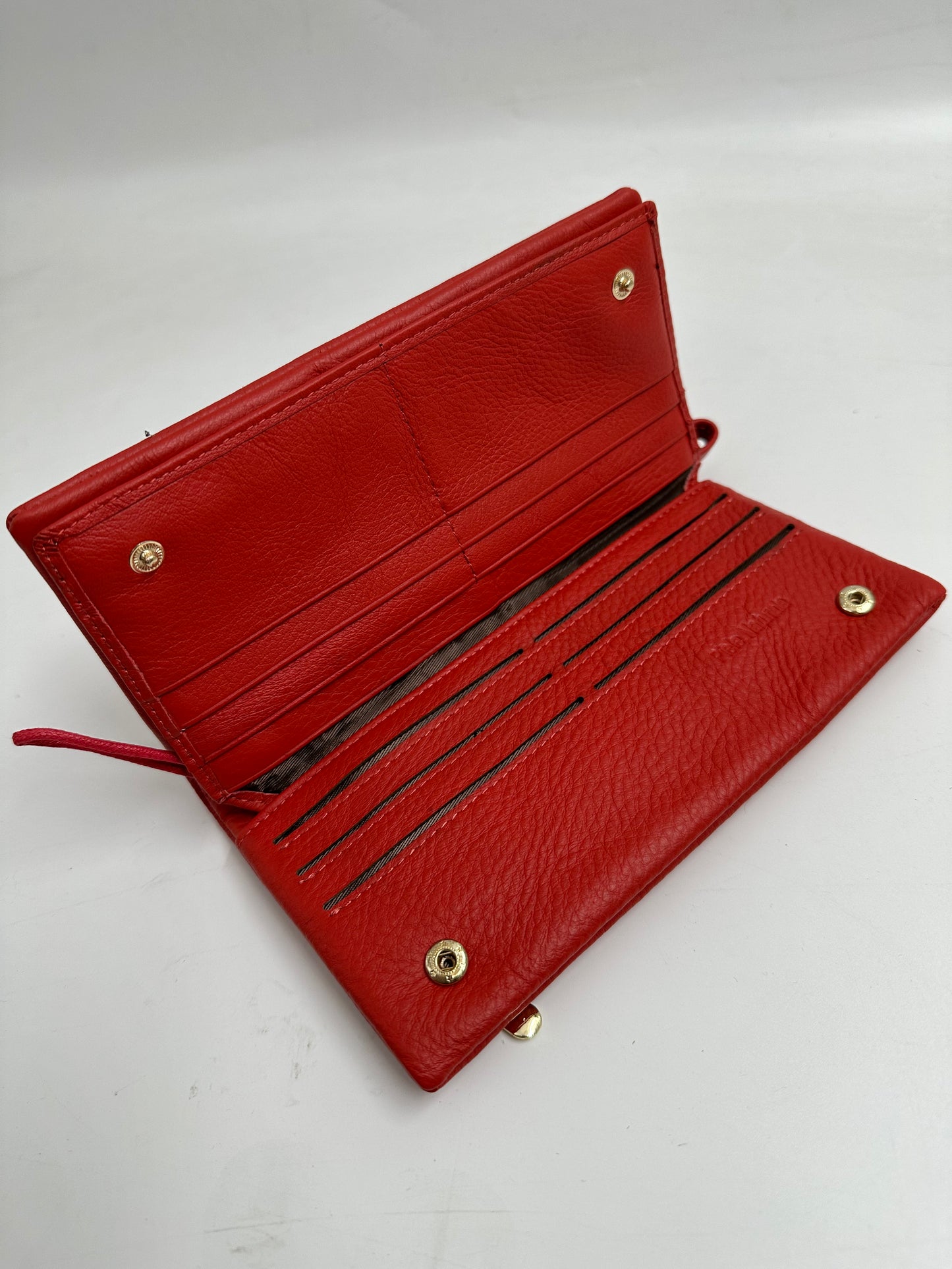 Portofel Alexia din piele naturala premium Orange