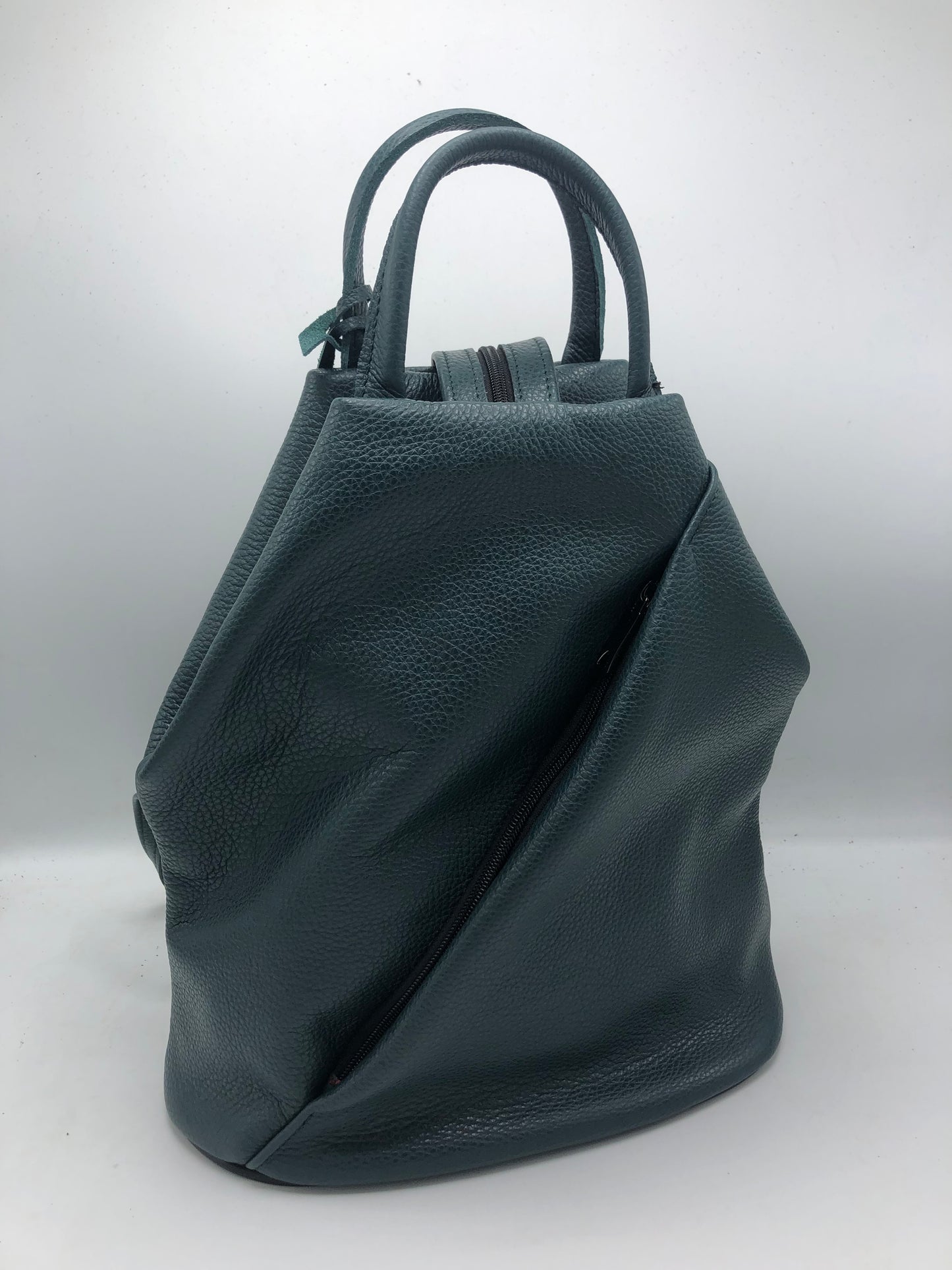 Rucsac Geanta Chloe verde piele naturala premium